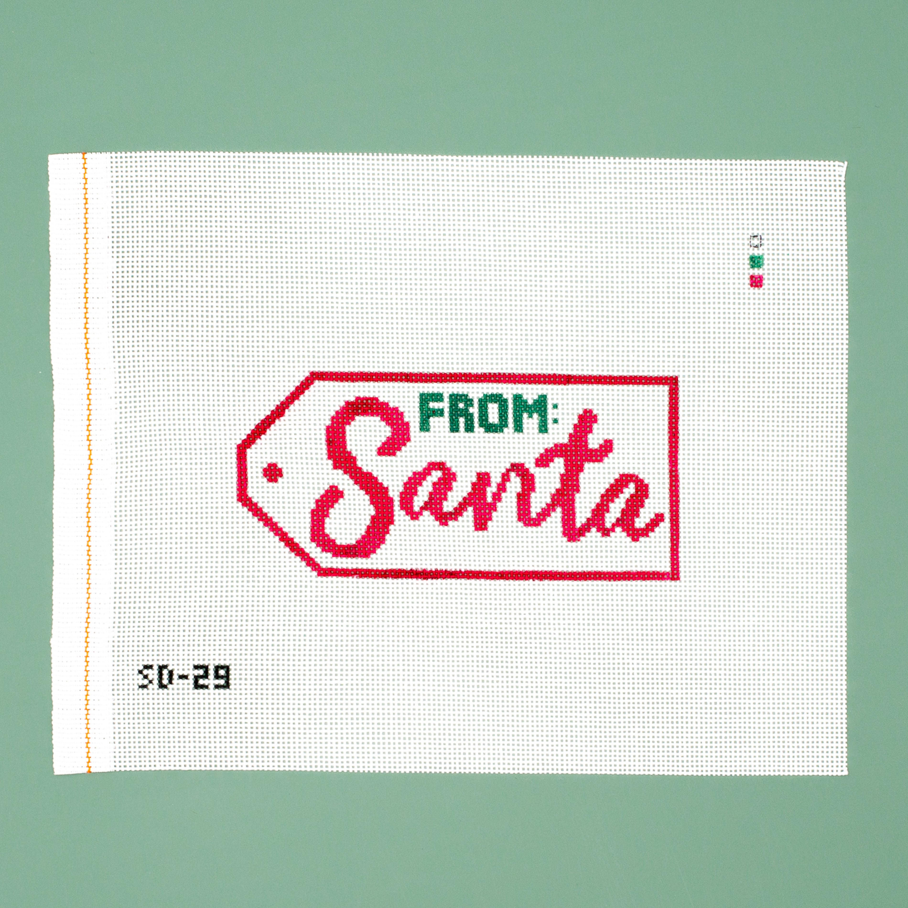 From Santa Gift Tag