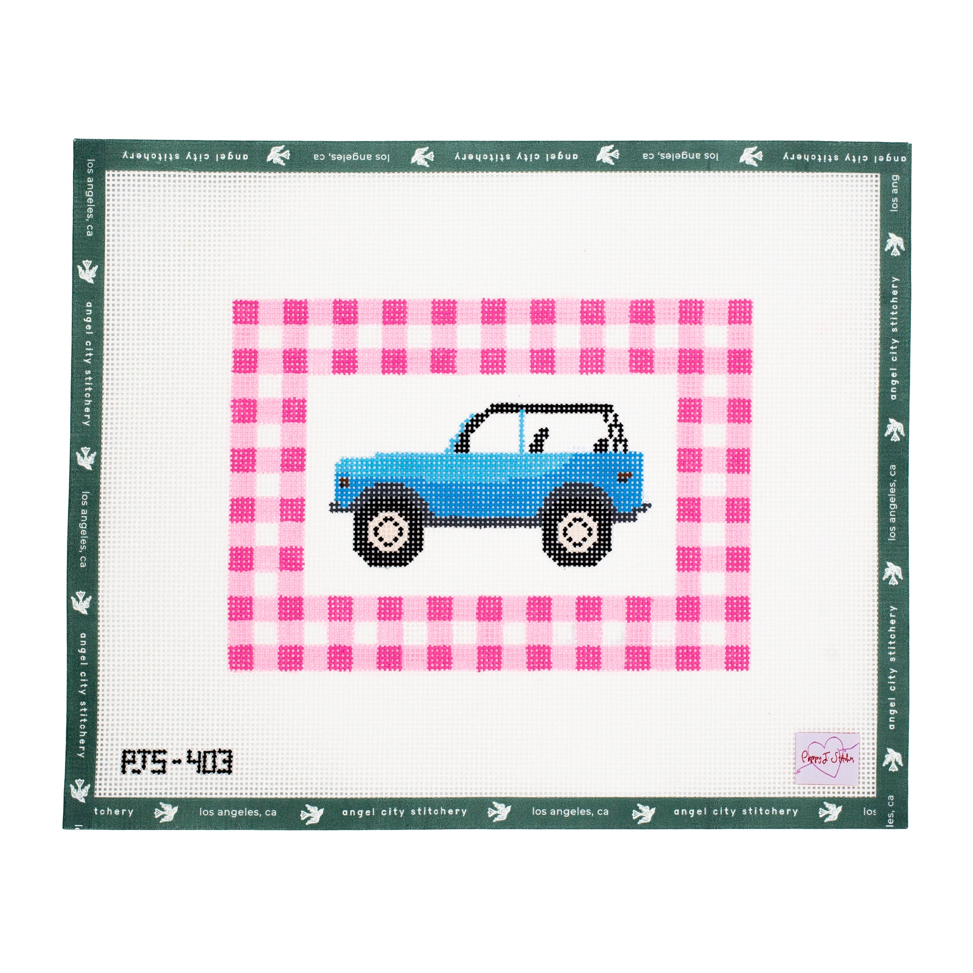 Bronco, Pink Gingham
