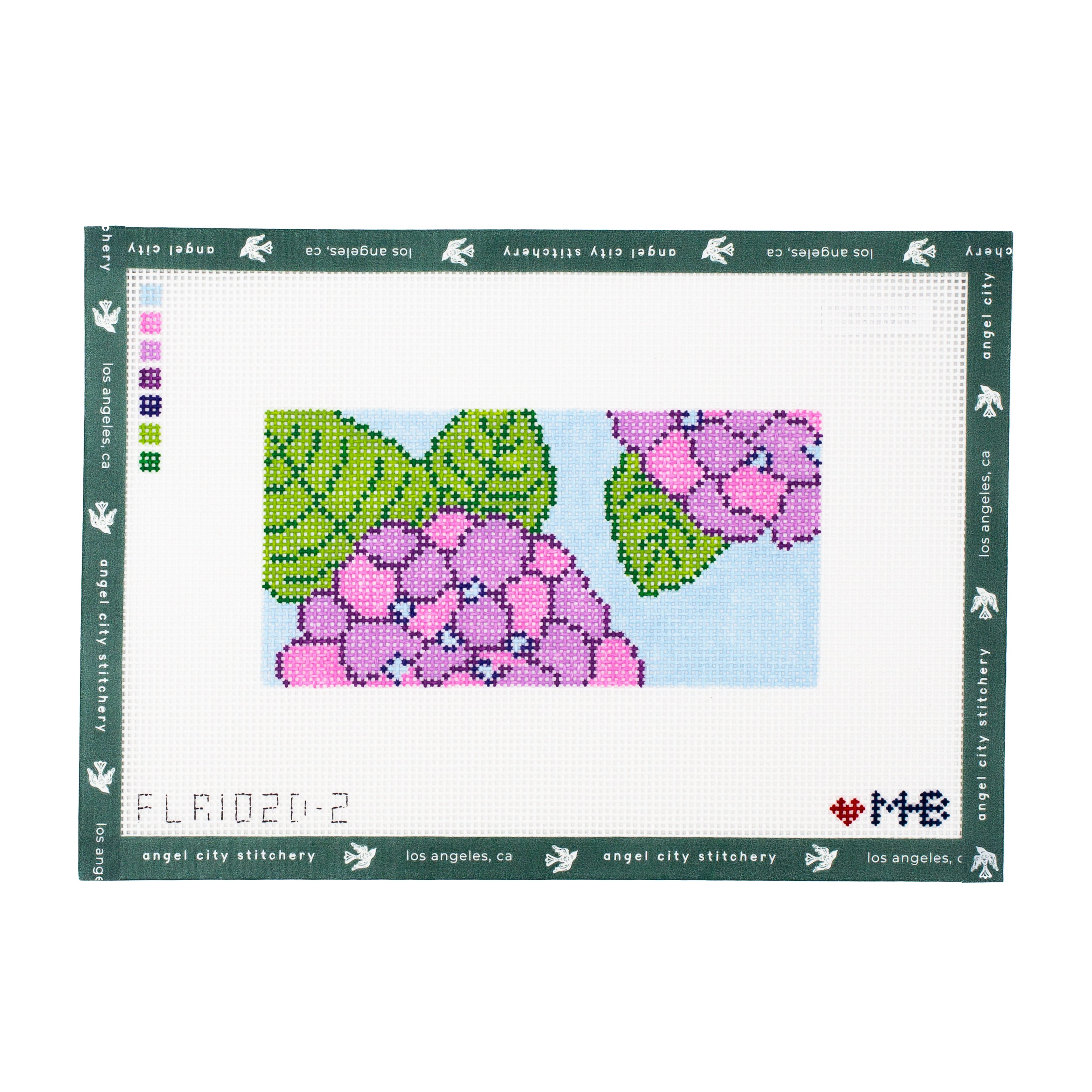 Hydrangeas Purple 6x3