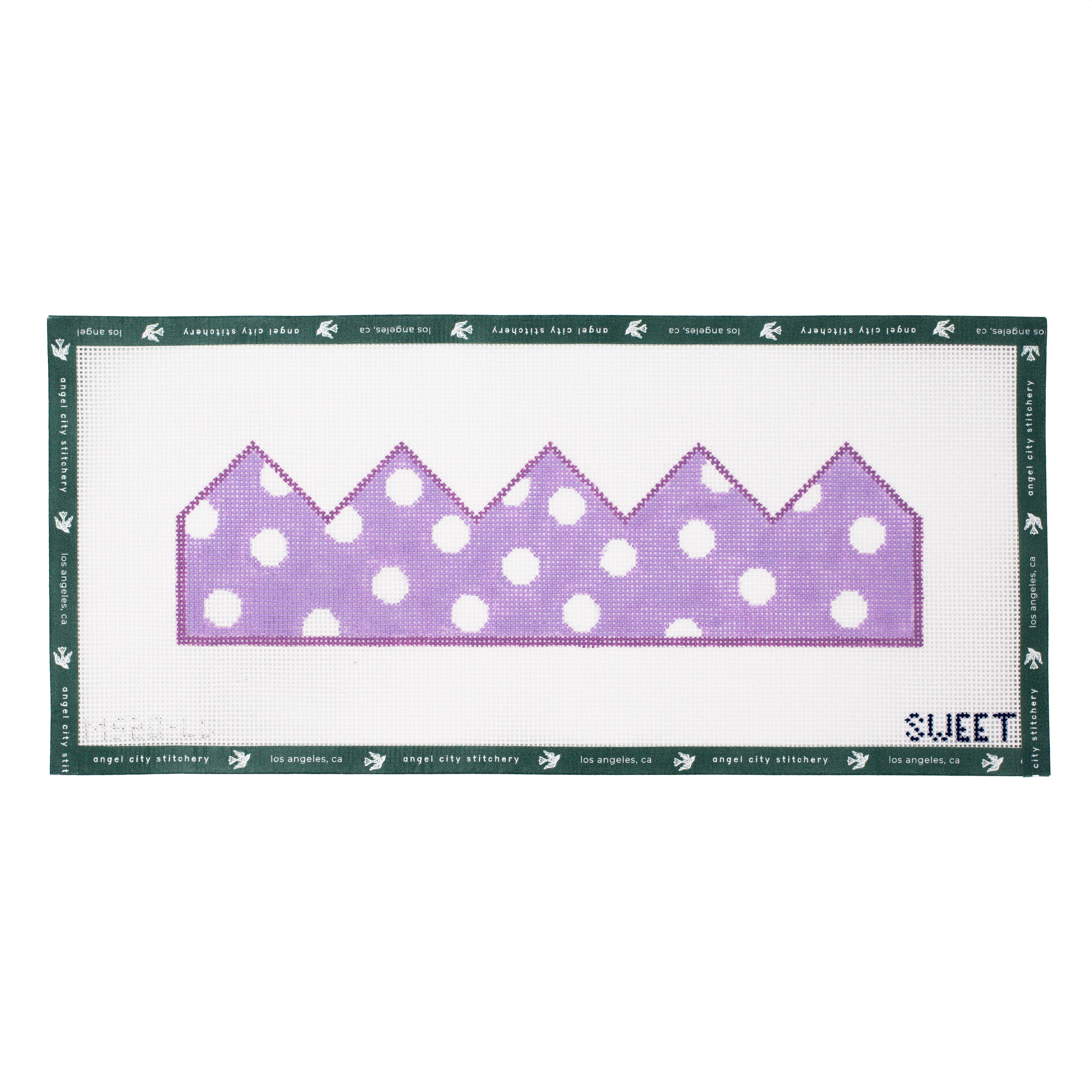 Birthday Crown (Lavender Dots)