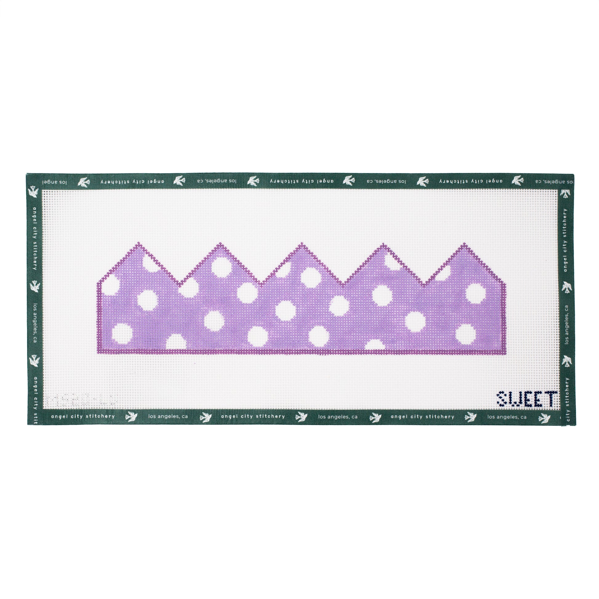 Birthday Crown (Lavender Dots)