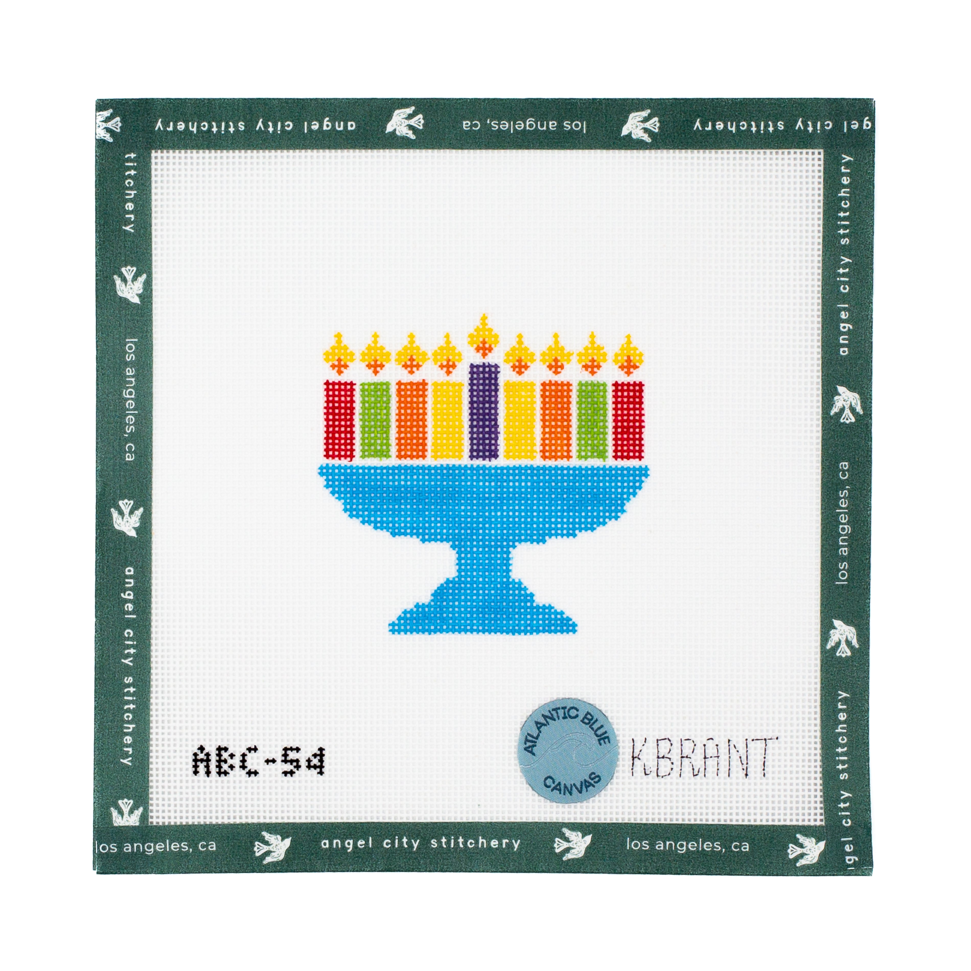 Hanukkah Menorah - Rainbow