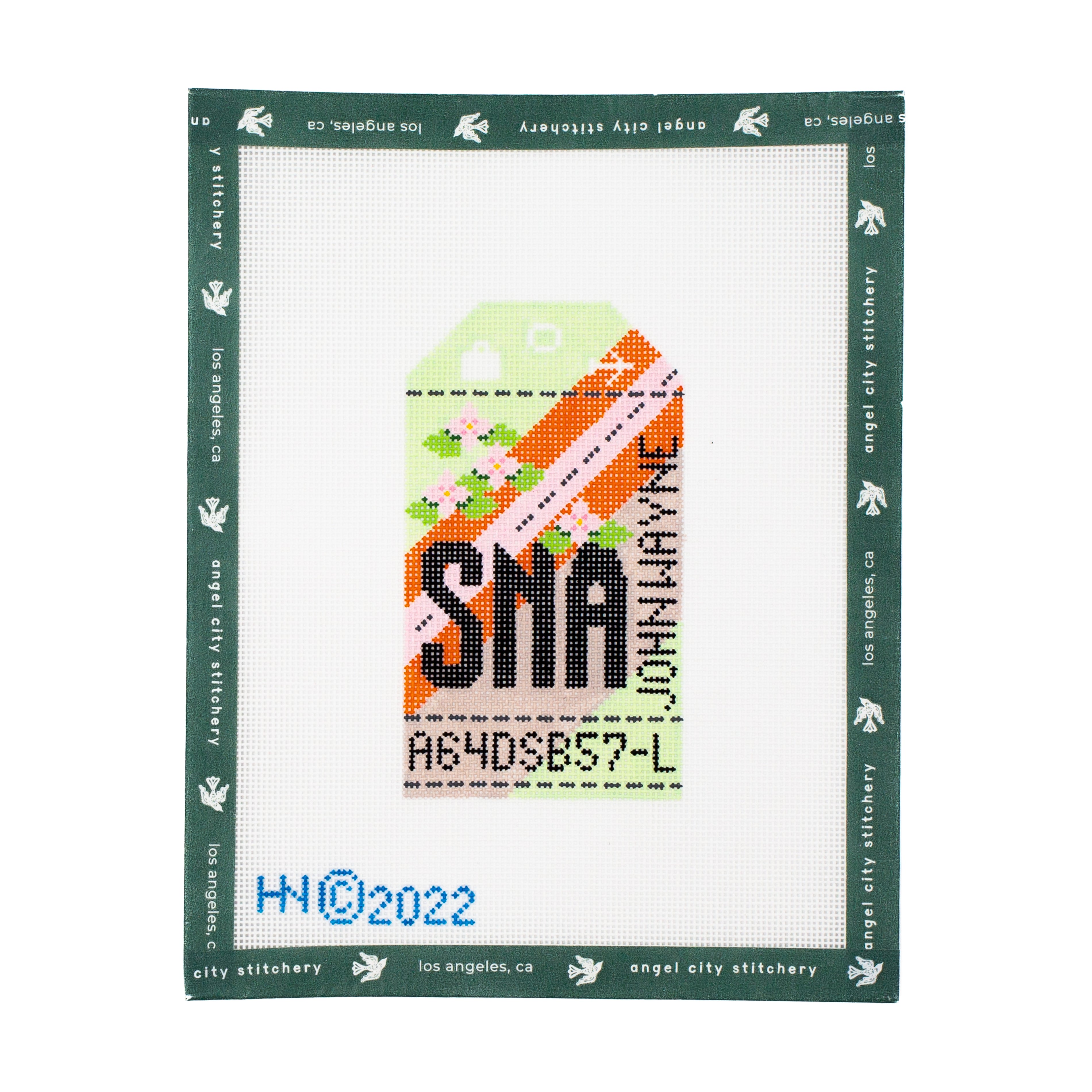 Orange County Retro Travel Tag