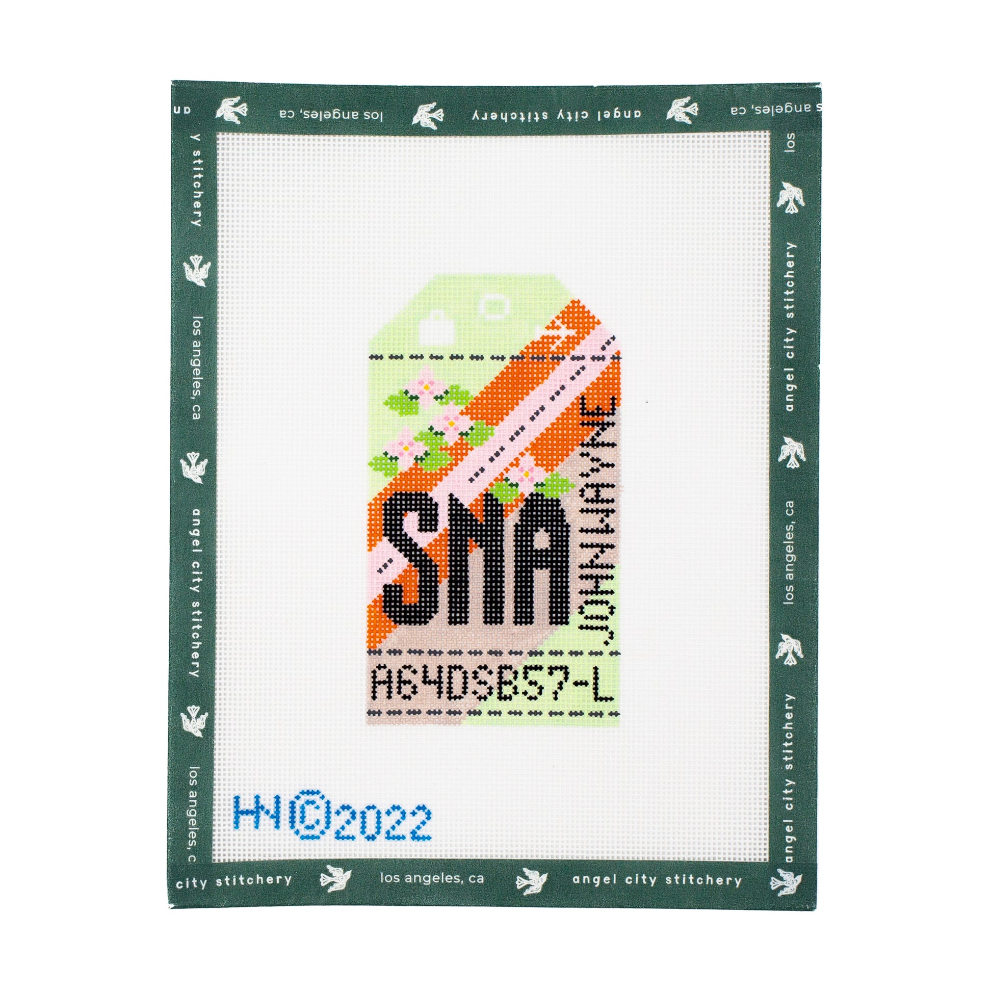 Orange County Retro Travel Tag
