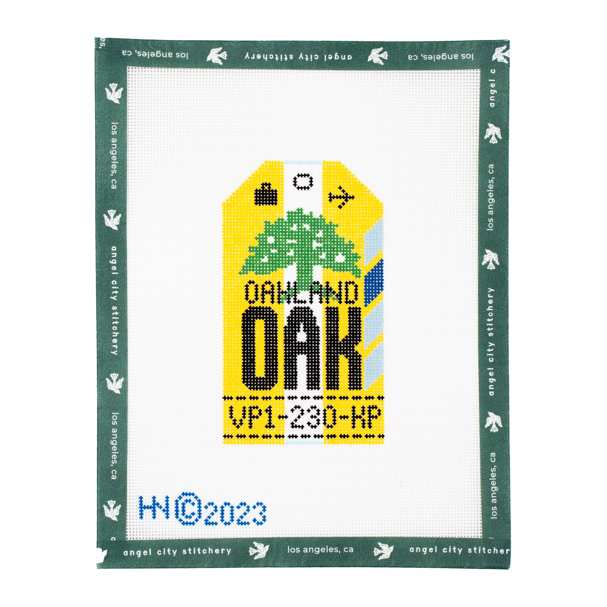 Oakland Retro Travel Tag