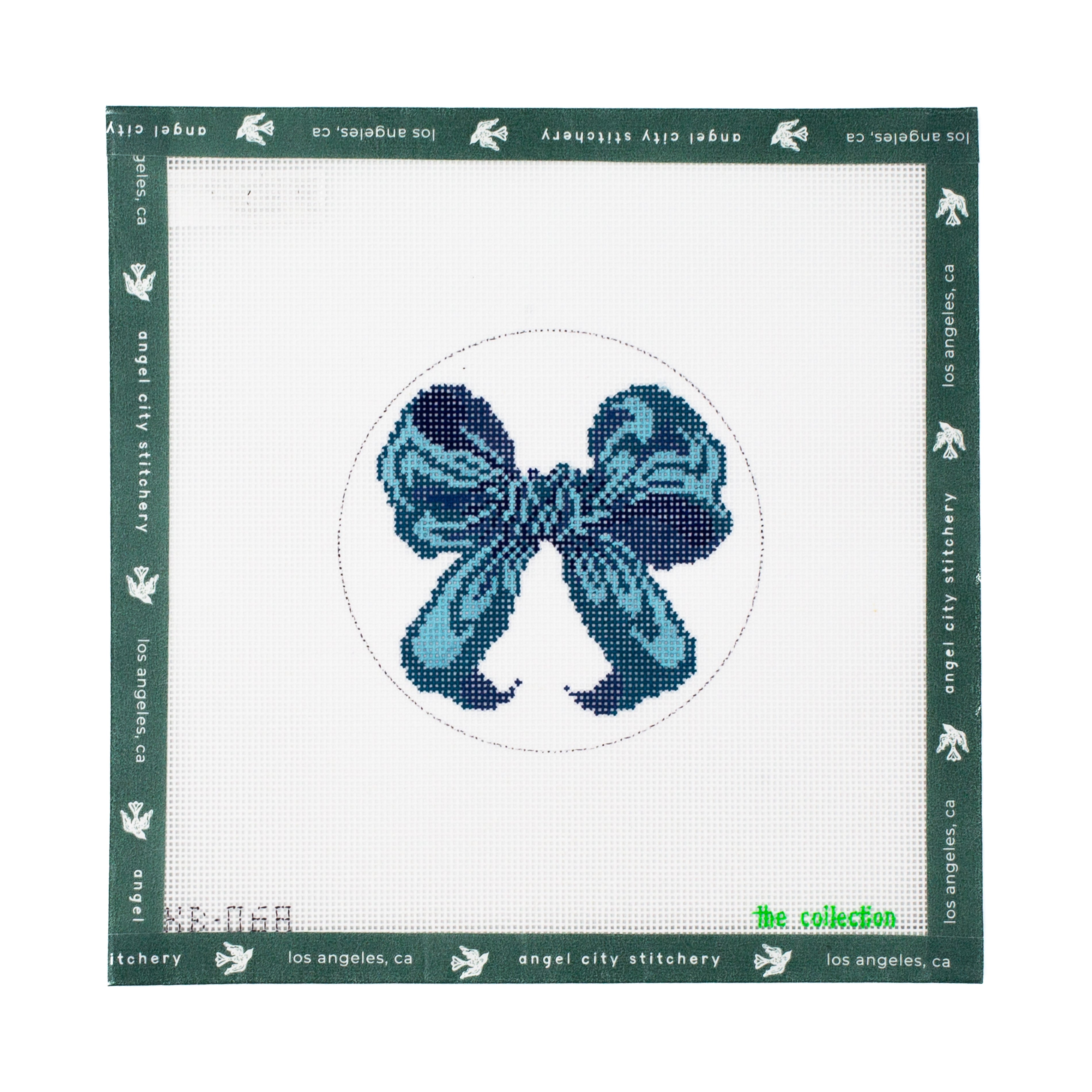 Bow Blue Round