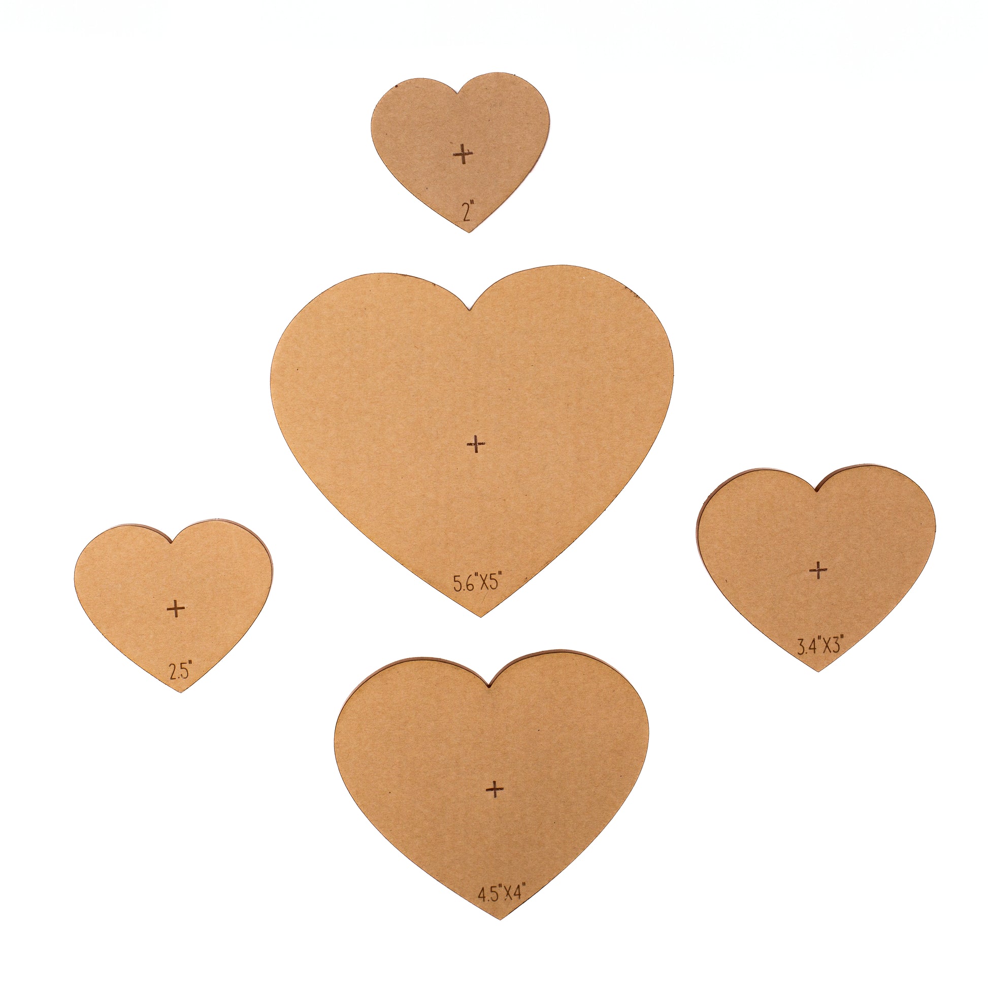 Acrylic Heart Stencil