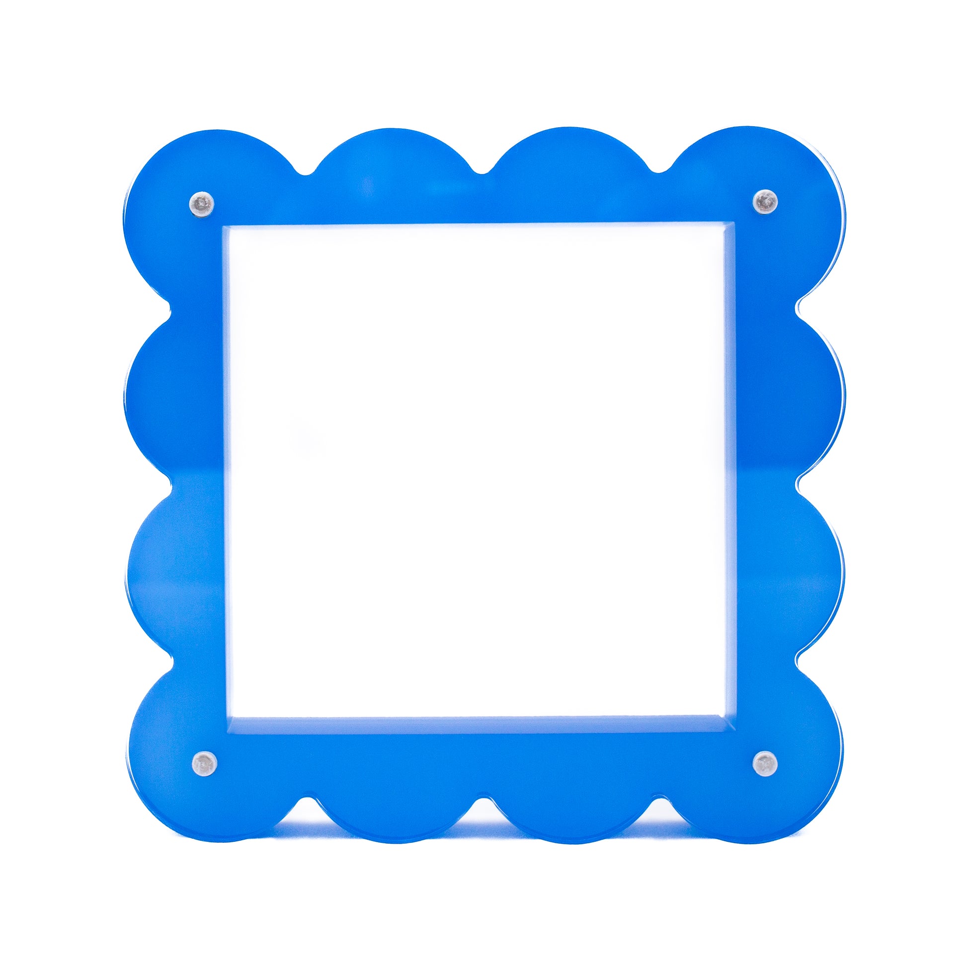 Scallop Acrylic Frame - 4" Square