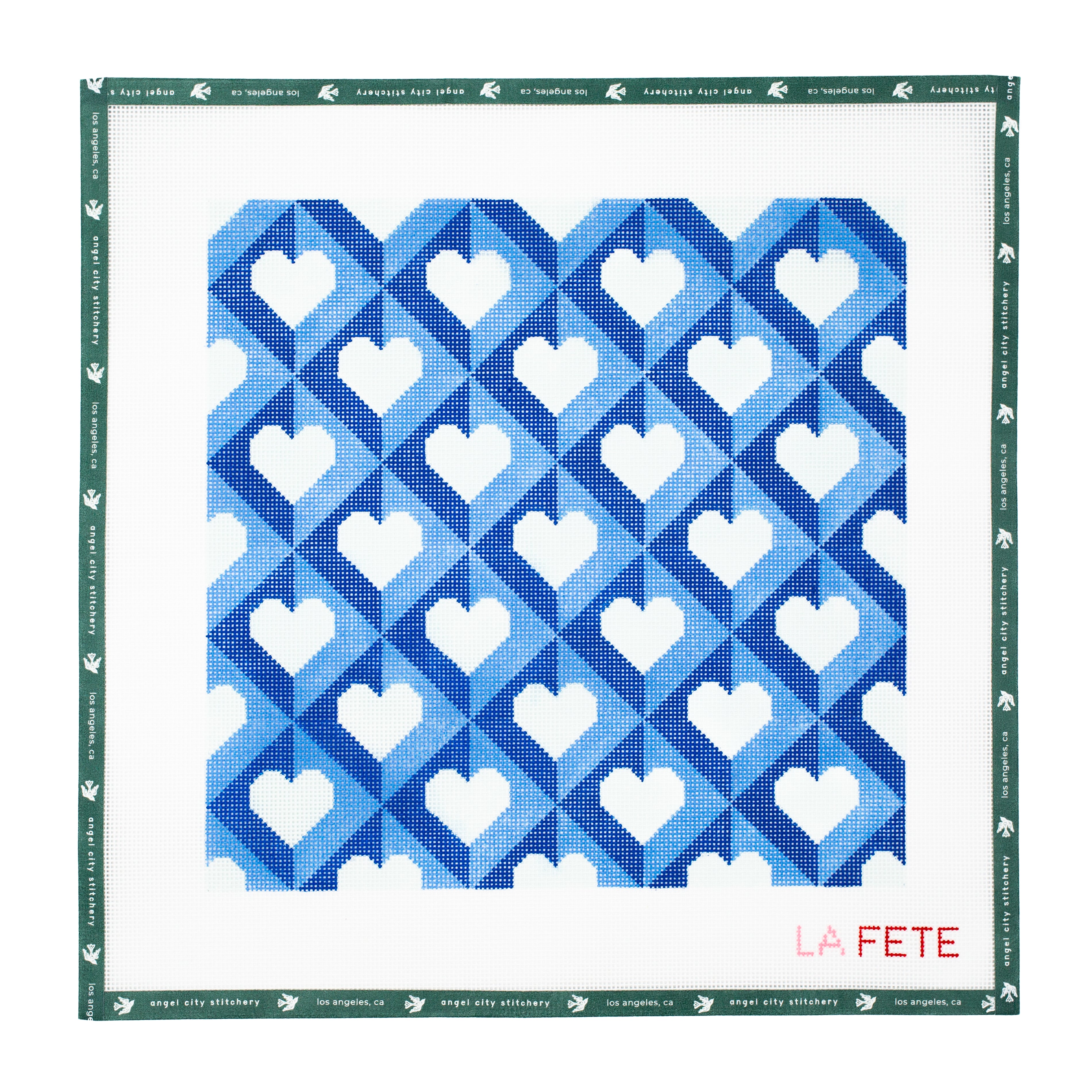 Heart Pillow (Blue)