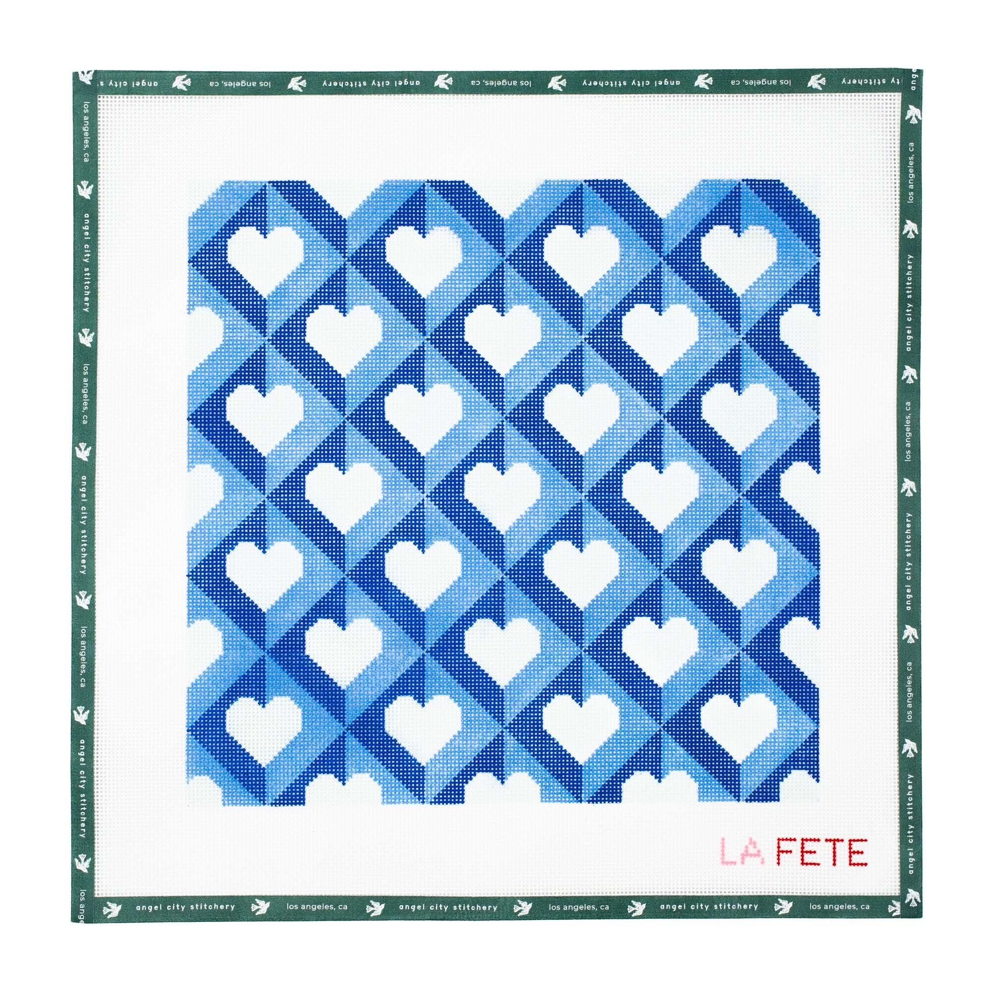 Heart Pillow (Blue)