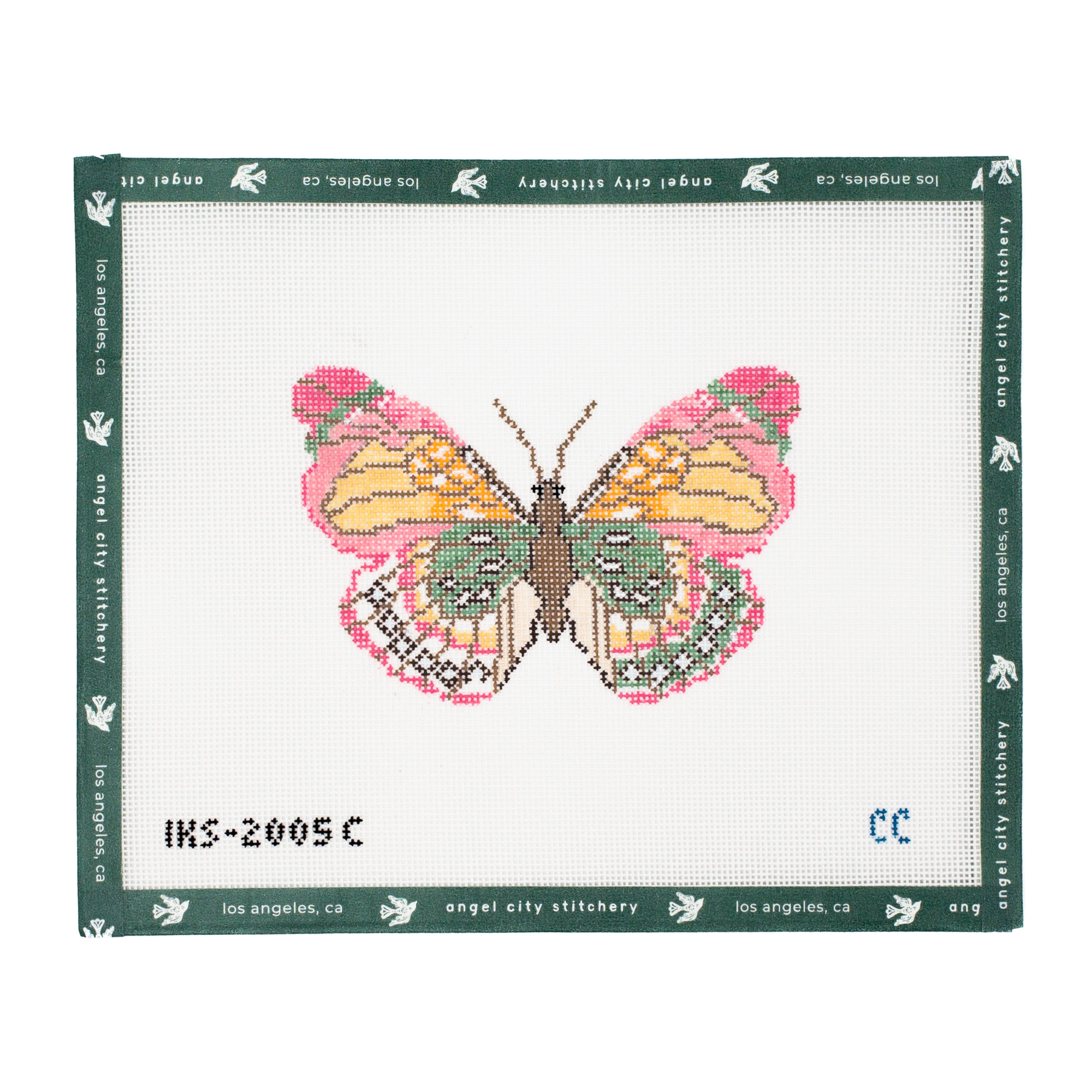 Butterfly Ornament (Pink/Green)