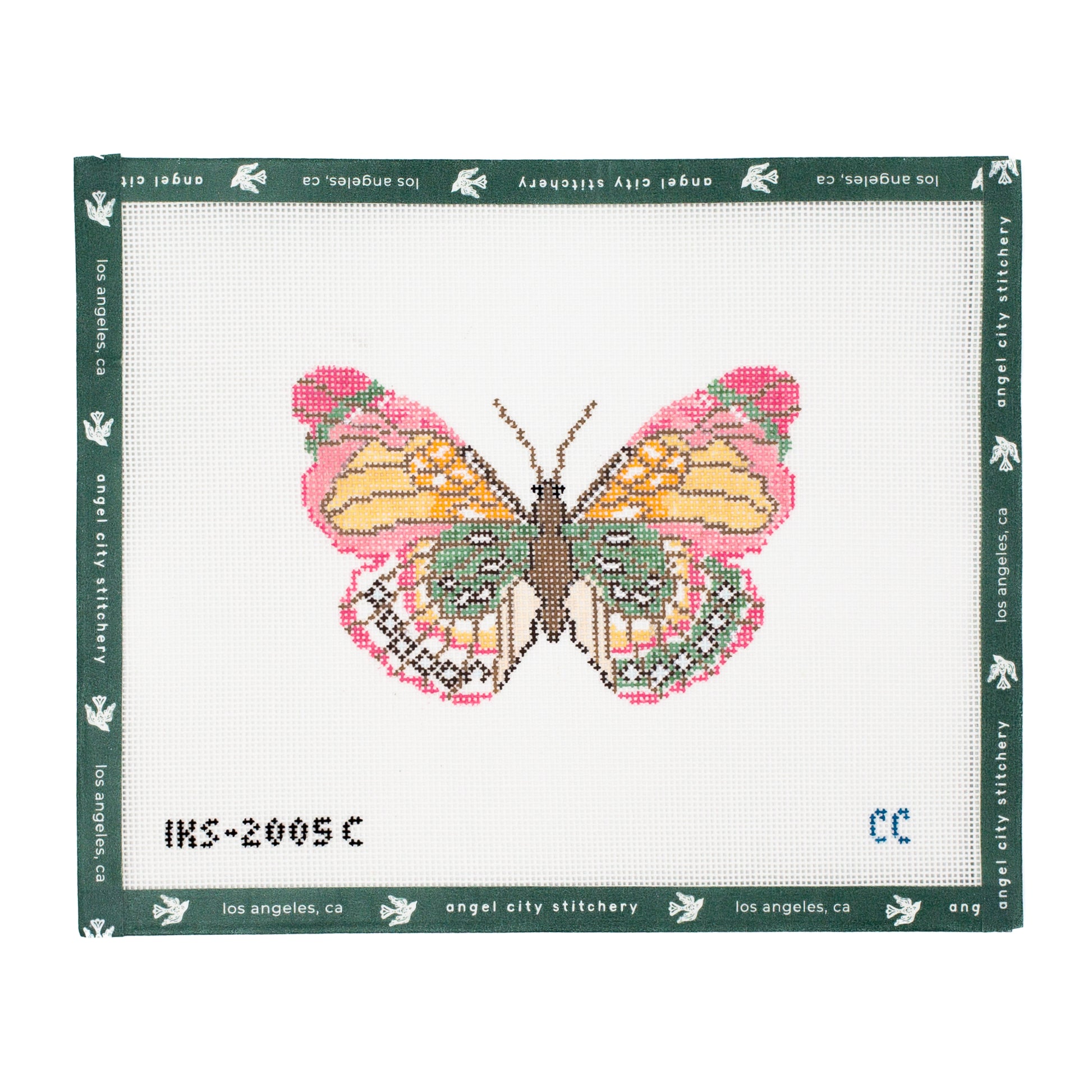 Butterfly Ornament (Pink/Green)