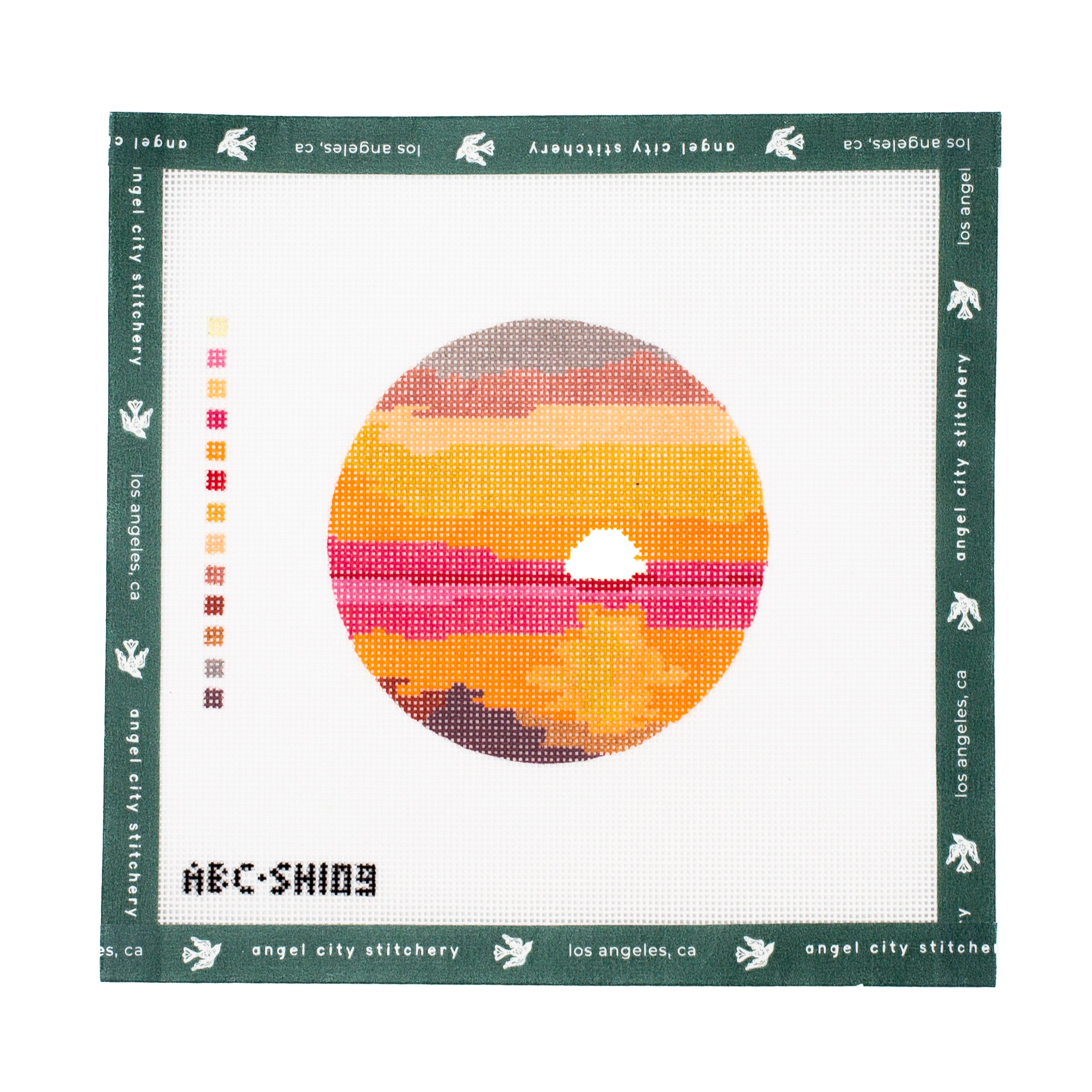 Caribbean Sunset Round