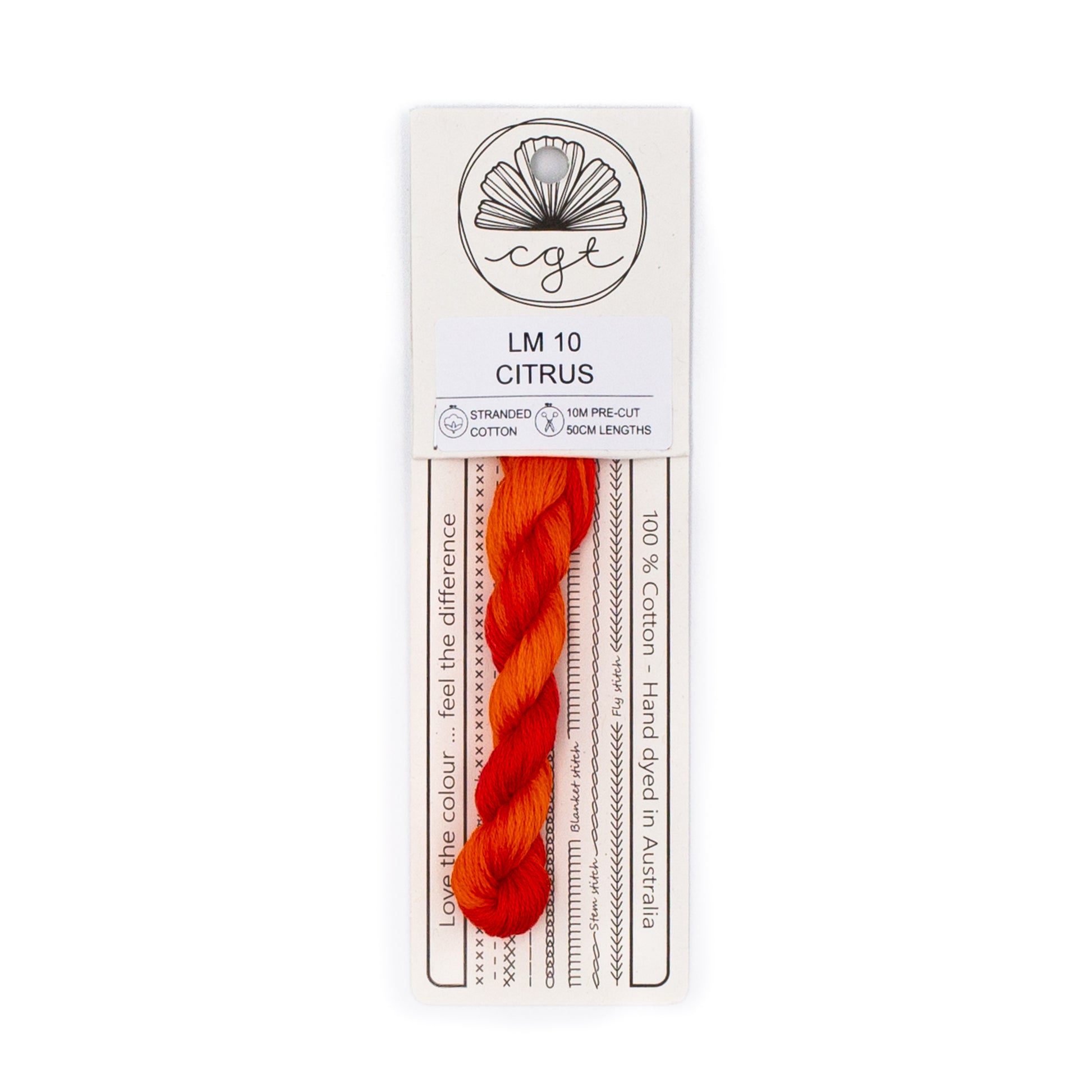 Cottage Garden Threads - LM10 Citrus