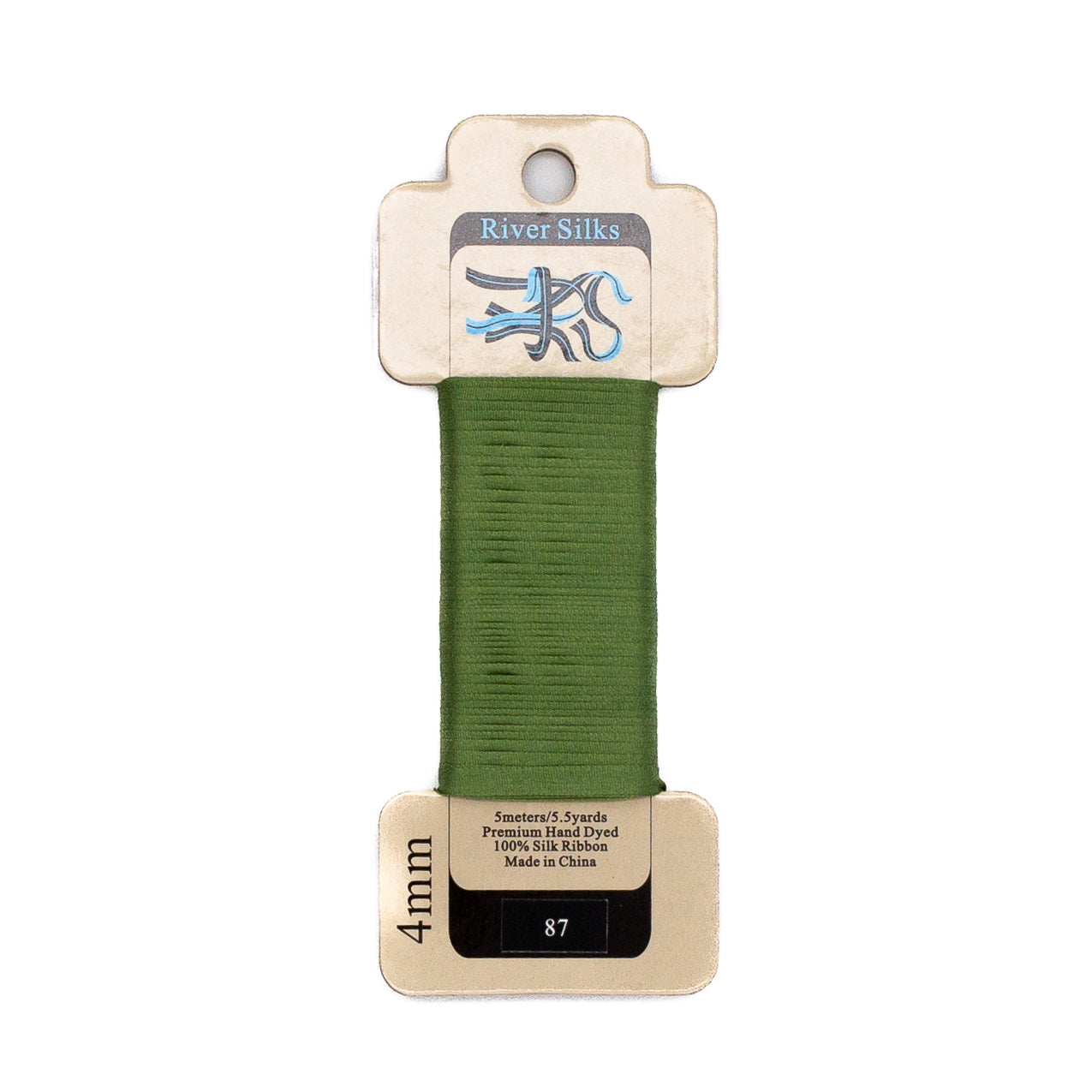 River Silks 4mm - 87 Sage