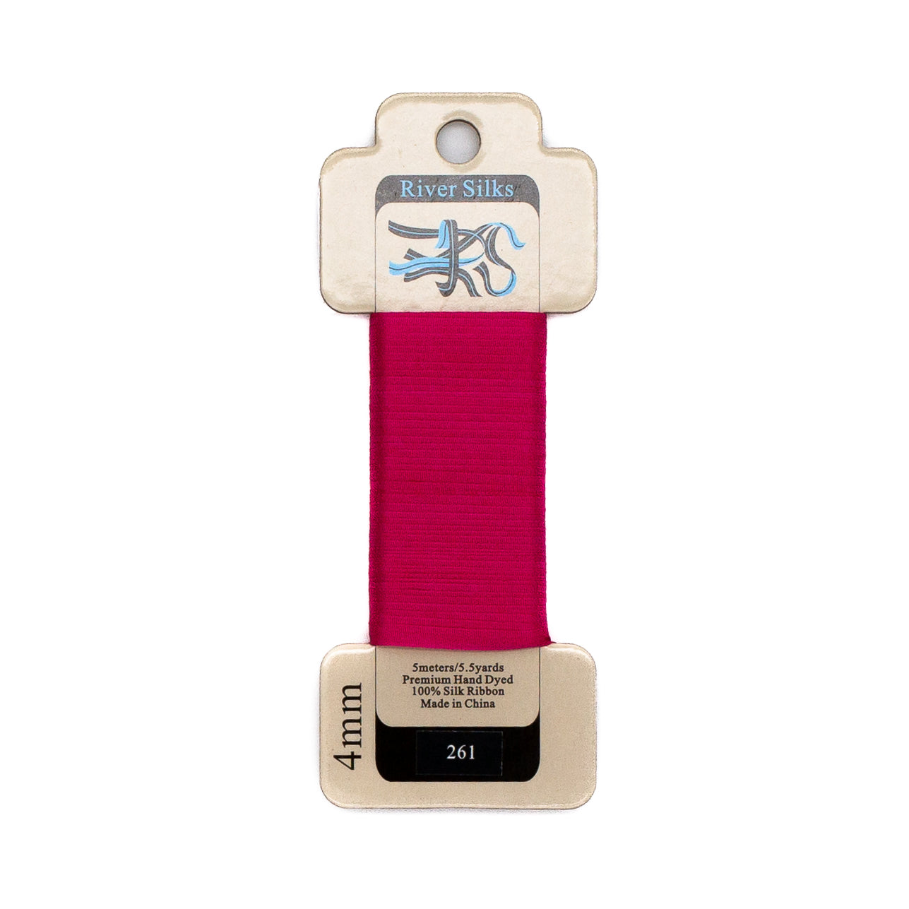 River Silks 4mm - 261 Raspberry Sorbet