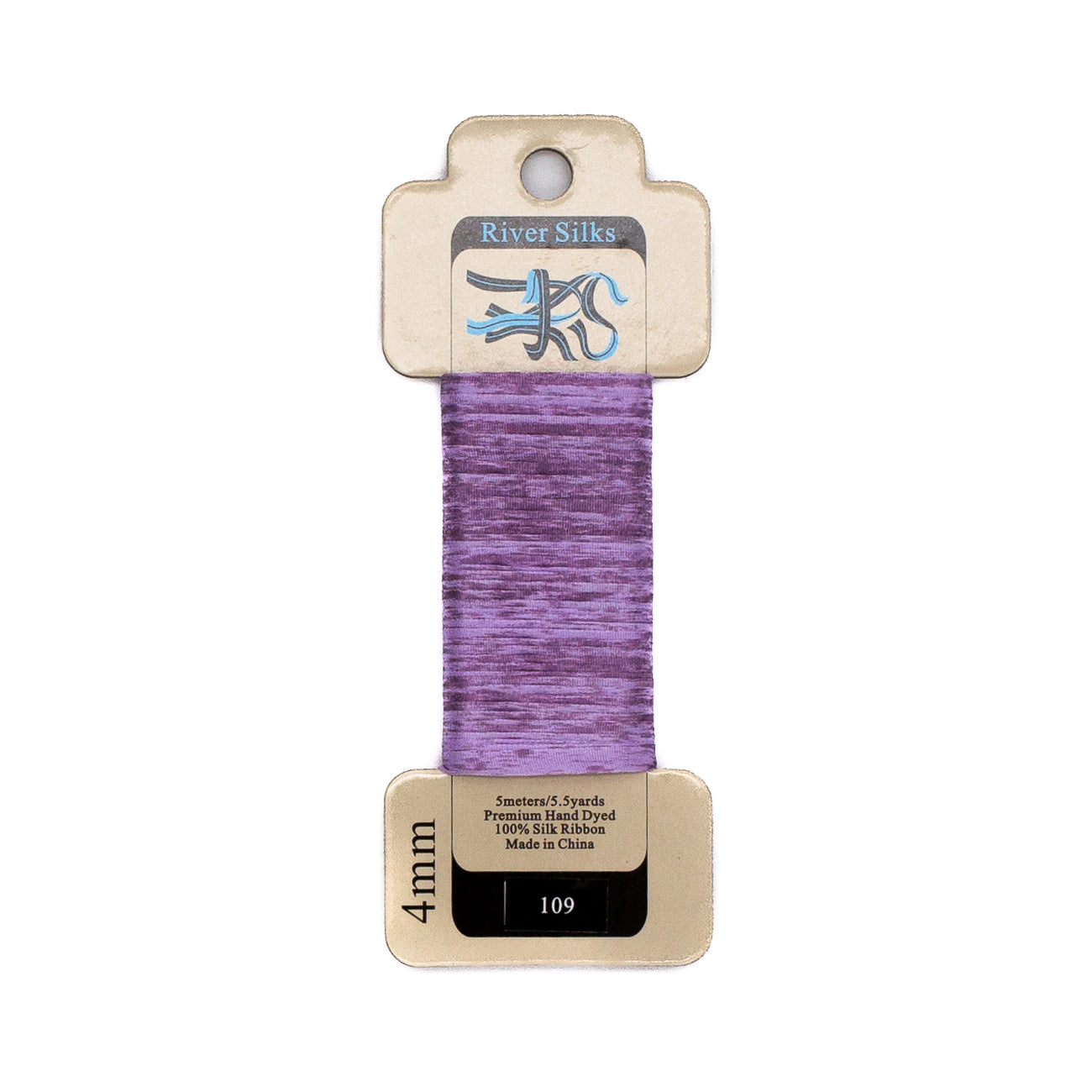 River Silks 4mm - 109 Overdyed Viola