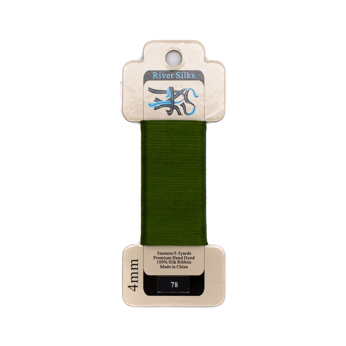 River Silks 4mm - 78 Lime Peel