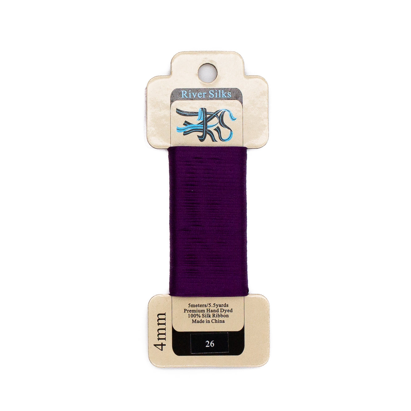 River Silks 4mm - 26 Imperial Purple