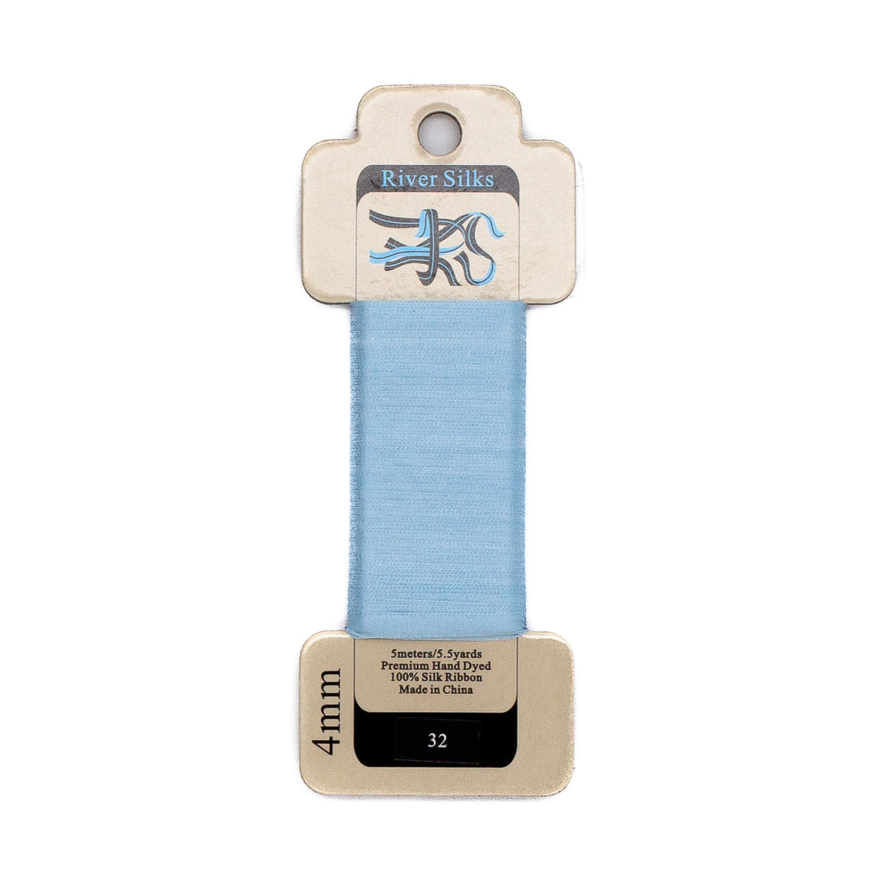 River Silks 4mm - 32 Dream Blue