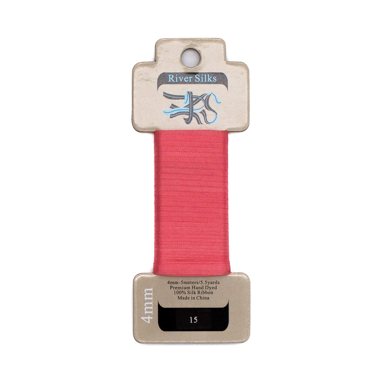 River Silks 4mm - 15 Salmon Rose
