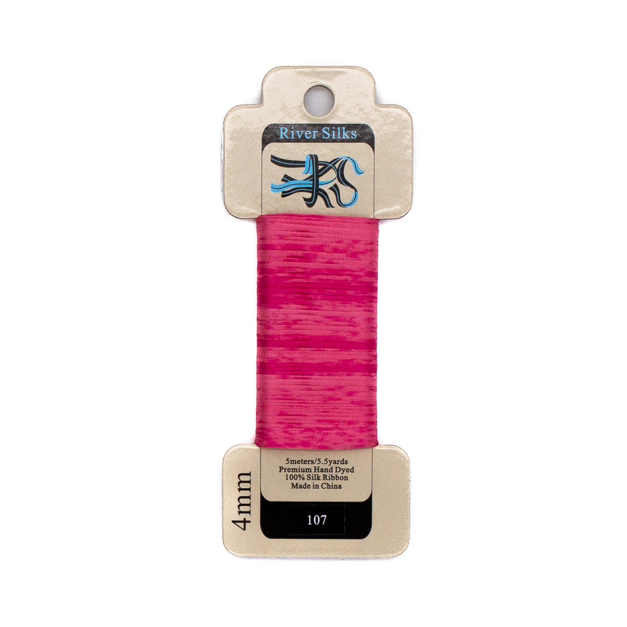 River Silks 4mm - 107 Overdyed Bubblegum