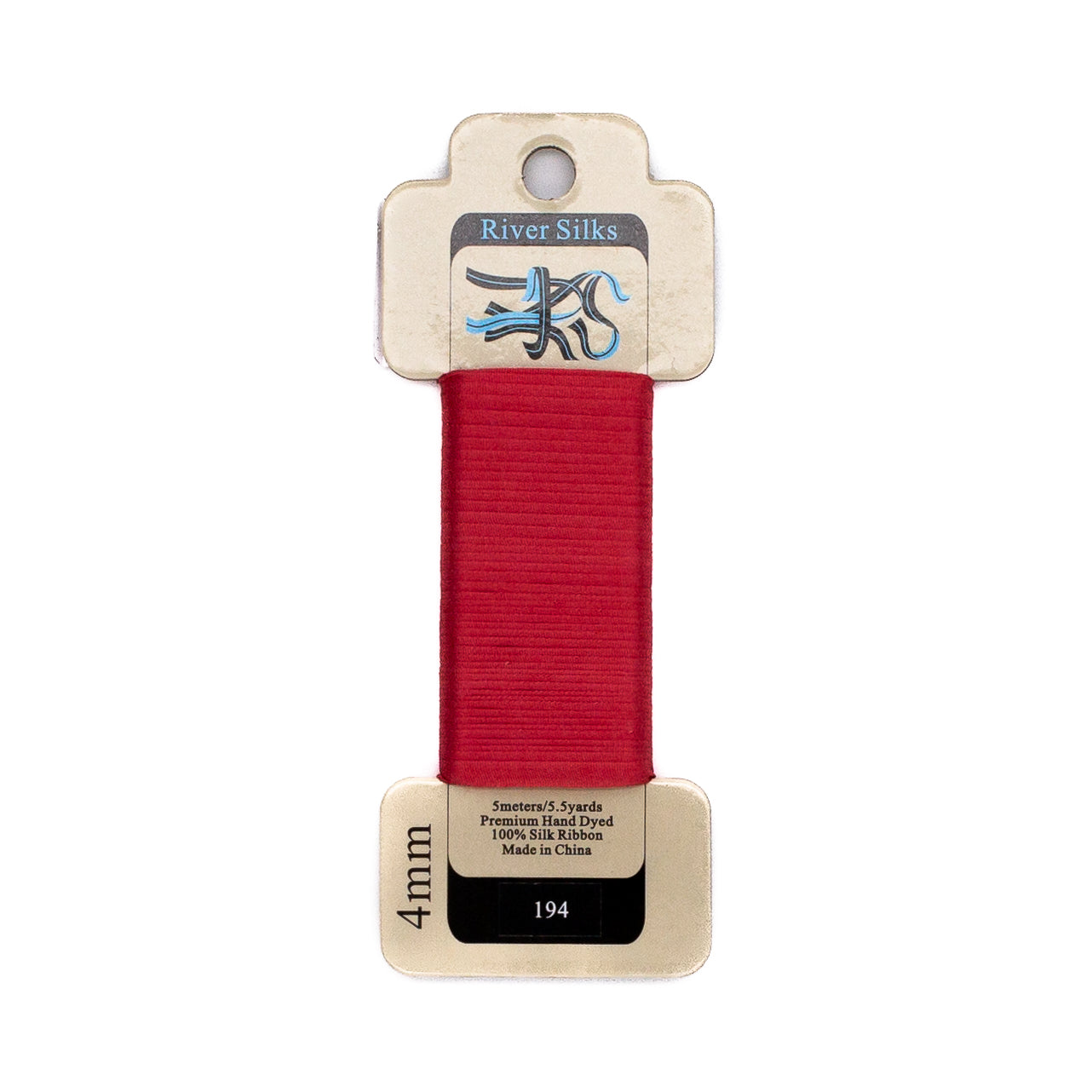 River Silks 4mm - 194 Firethorn