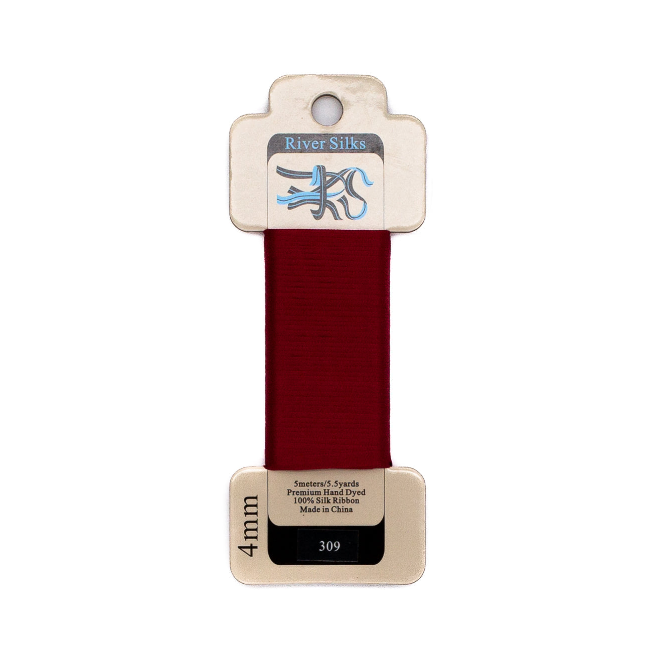 River Silks 4mm - 309 Jester Red
