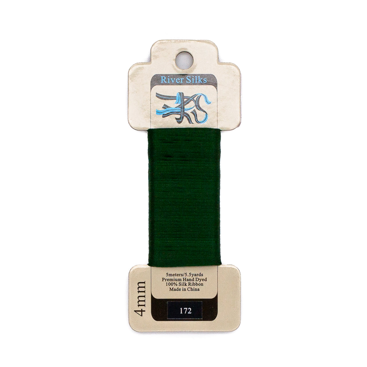 River Silks 4mm - 172 Hunter Green