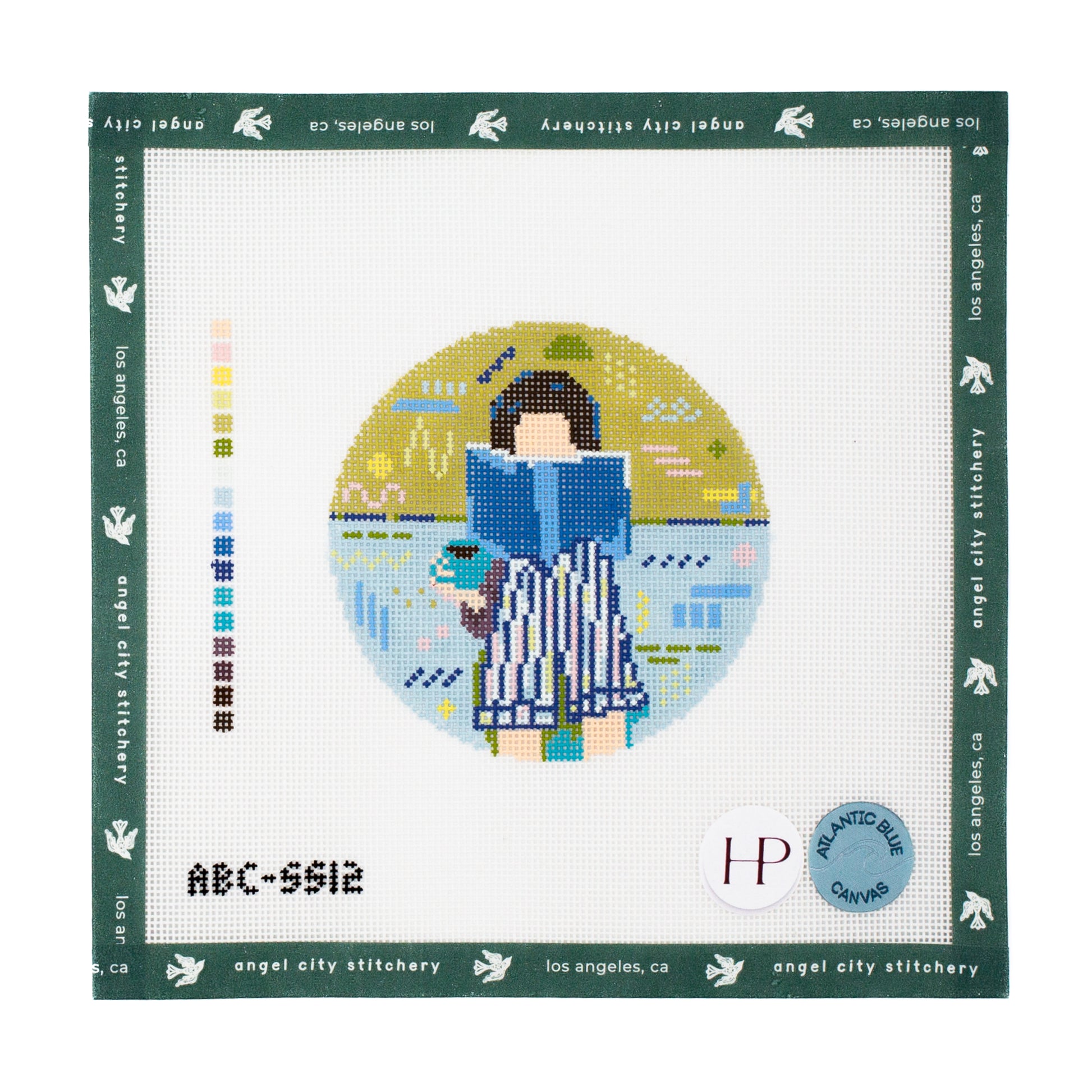 Reading Girl Round