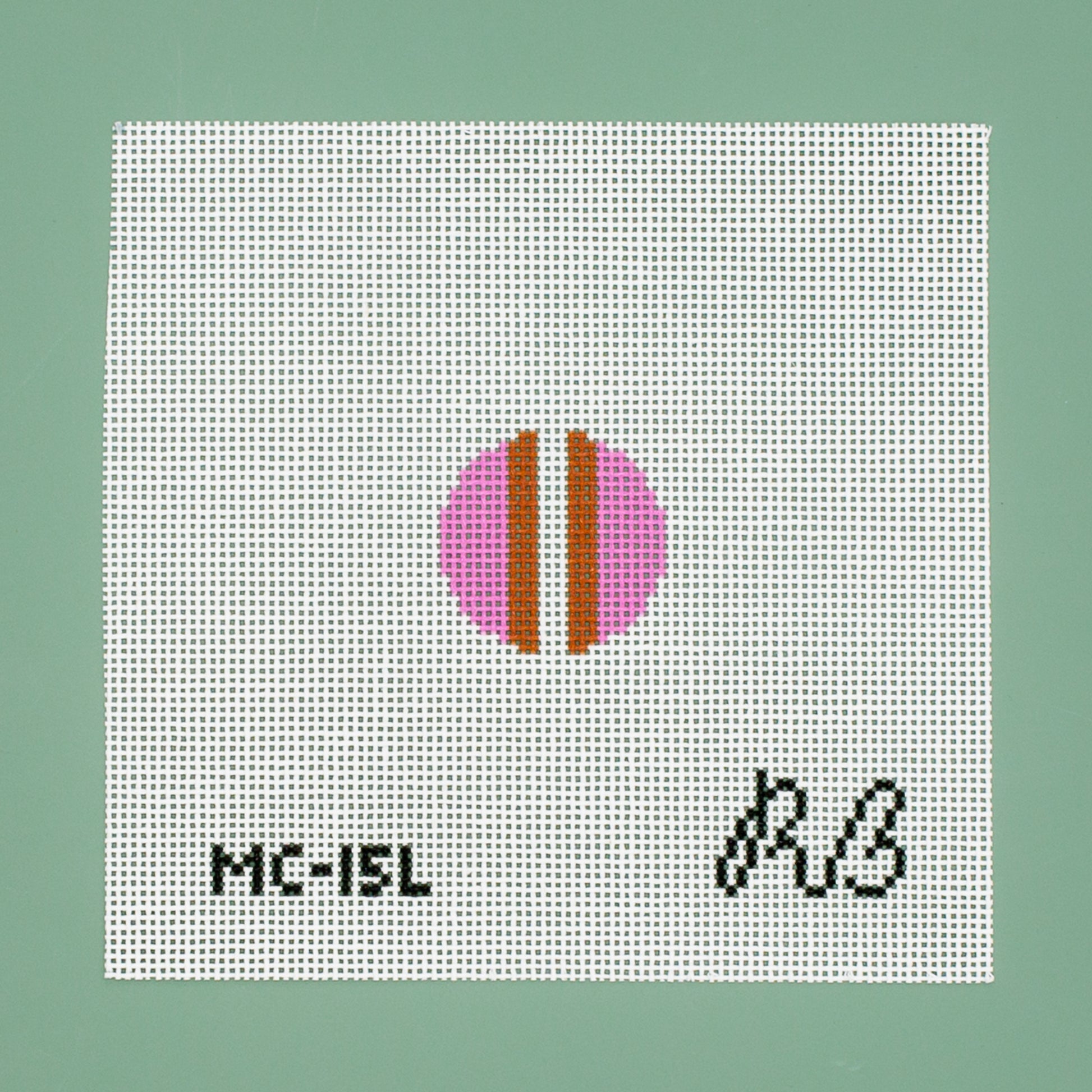 Mini Simple Stripes (Camel & Lavender)