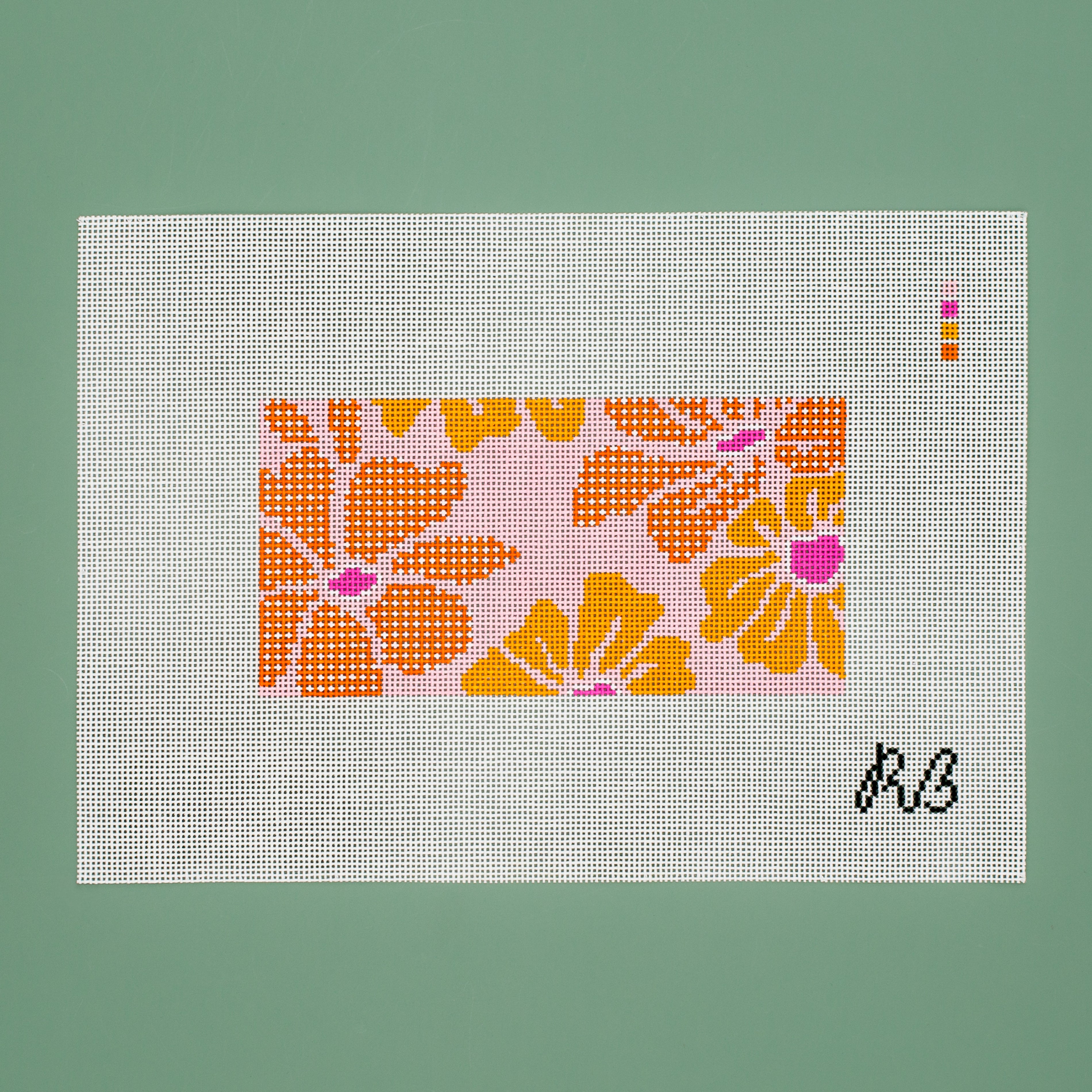 Gingham Bloom (Sherbert)