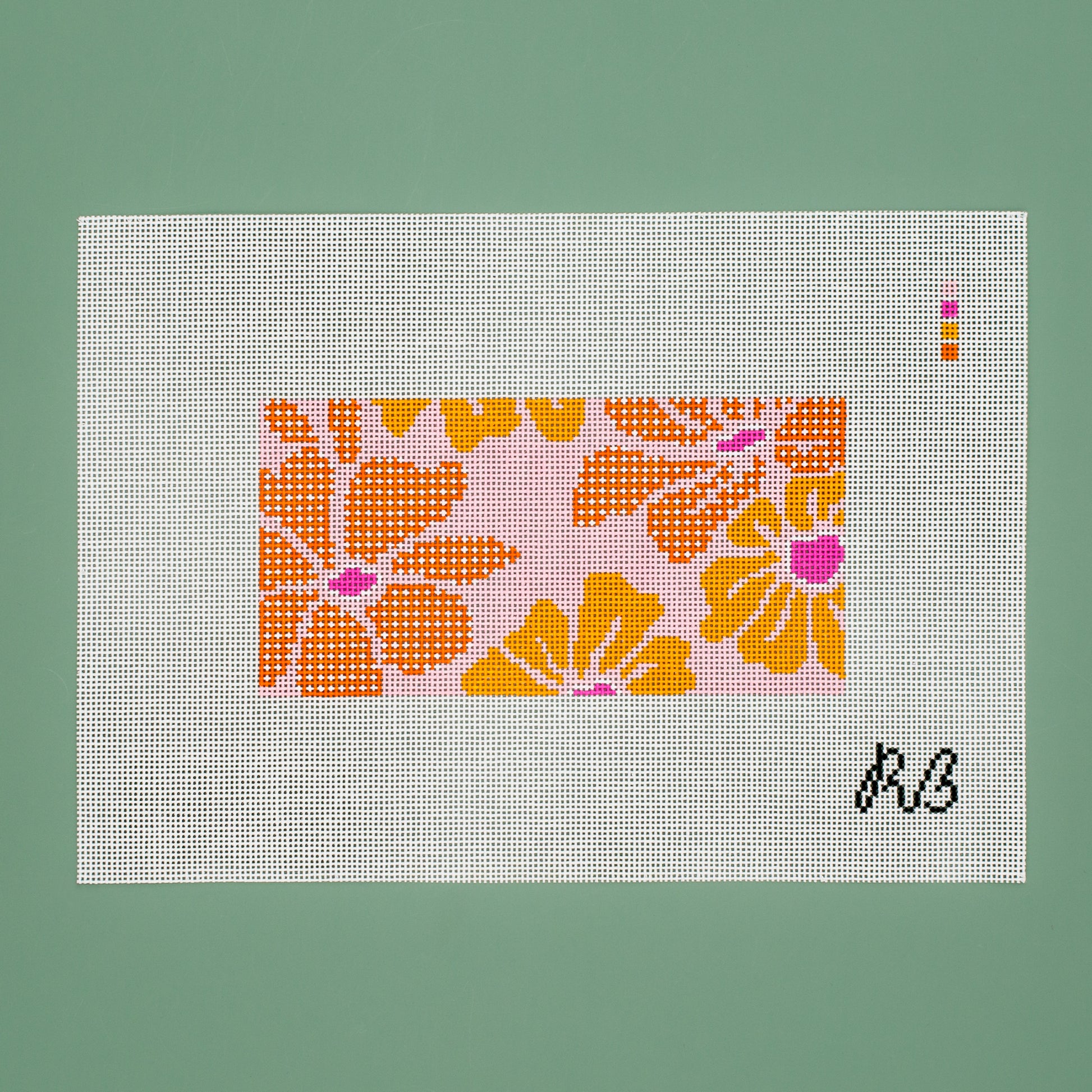 Gingham Bloom (Sherbert)