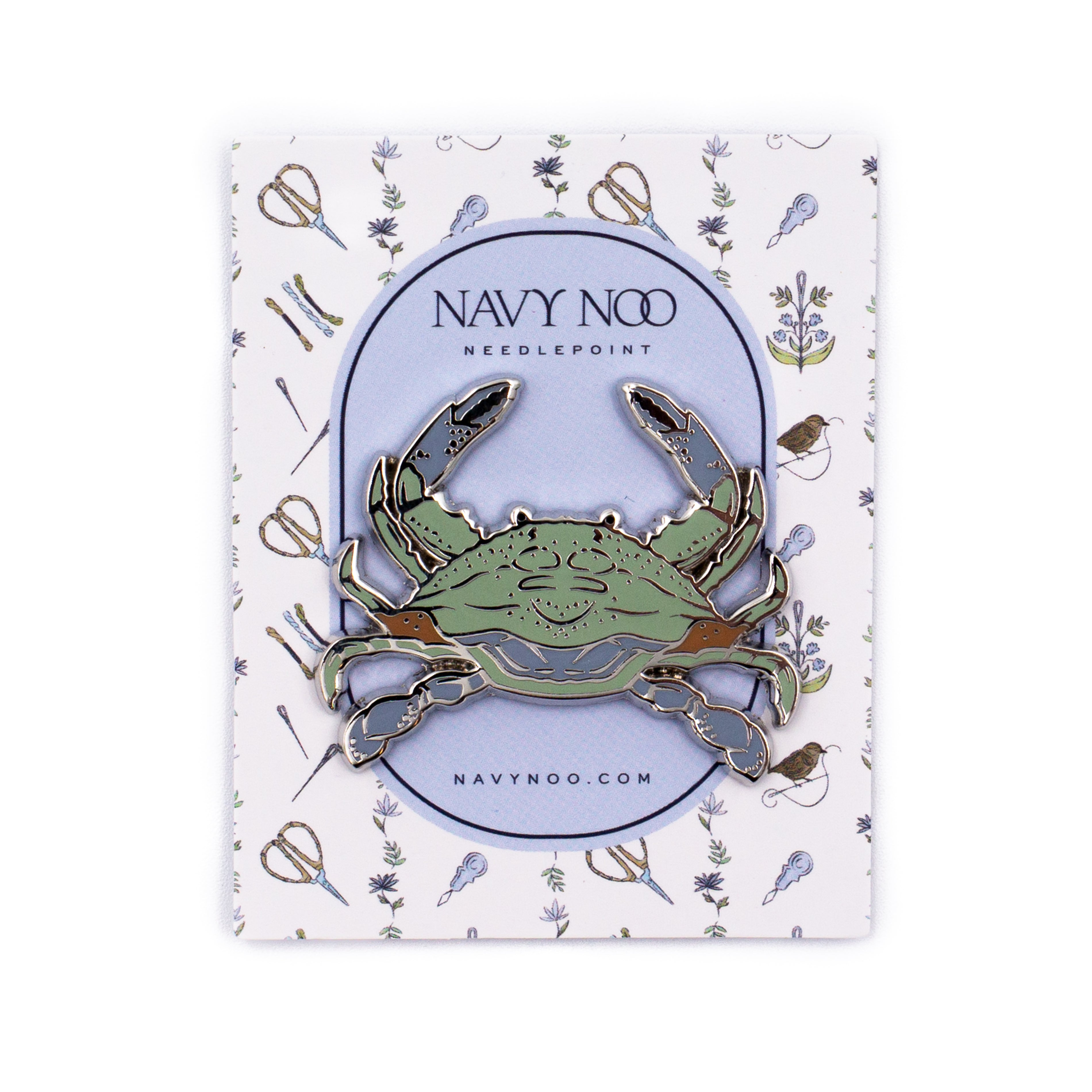 Blue Crab Needle Minder