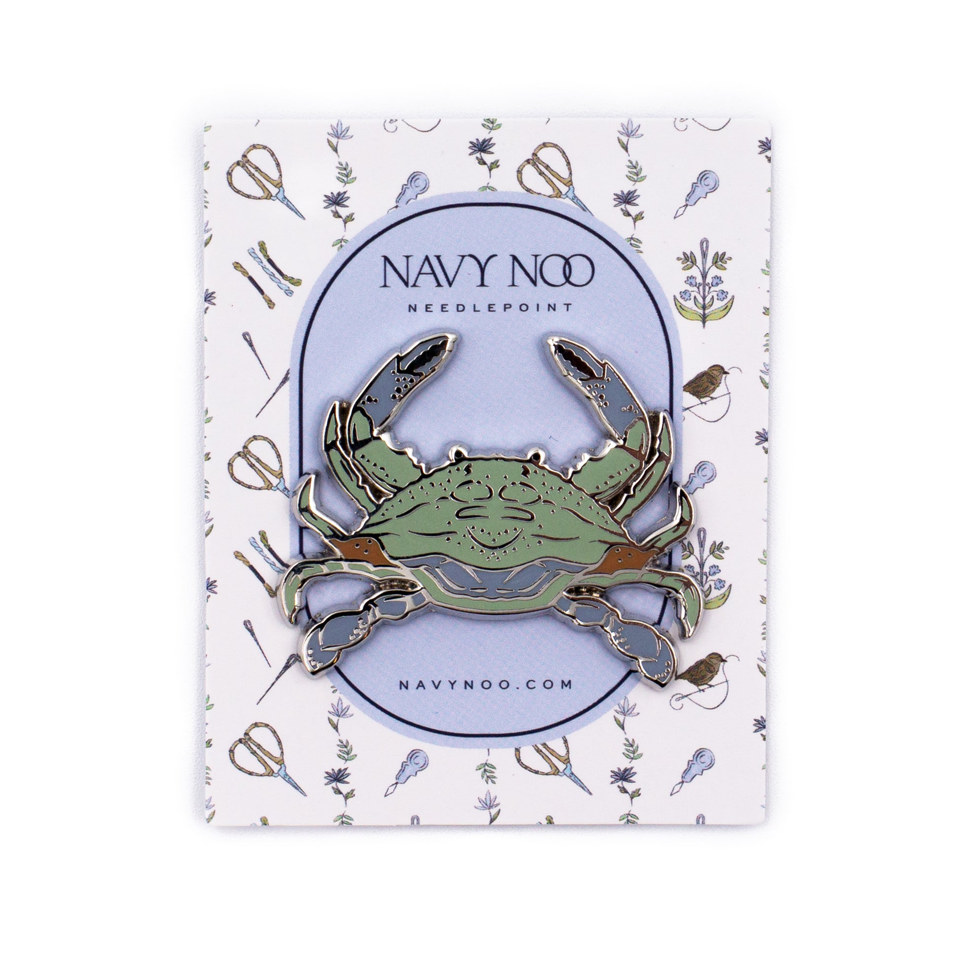 Blue Crab Needle Minder