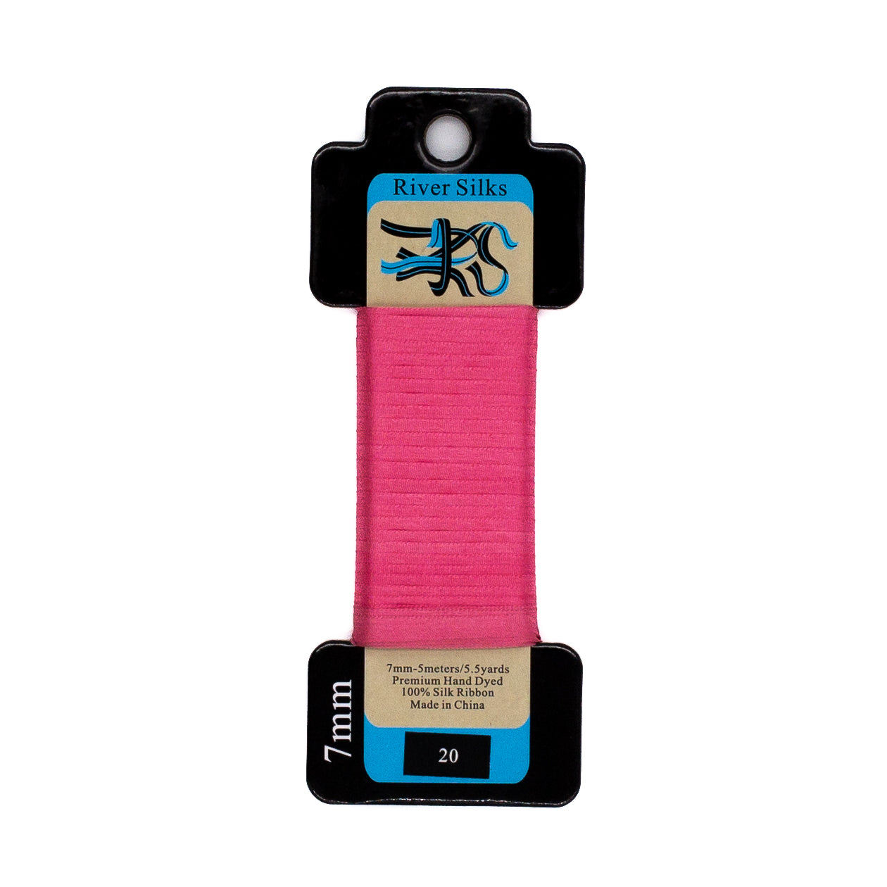 River Silks 7mm - 20 Bubble Gum