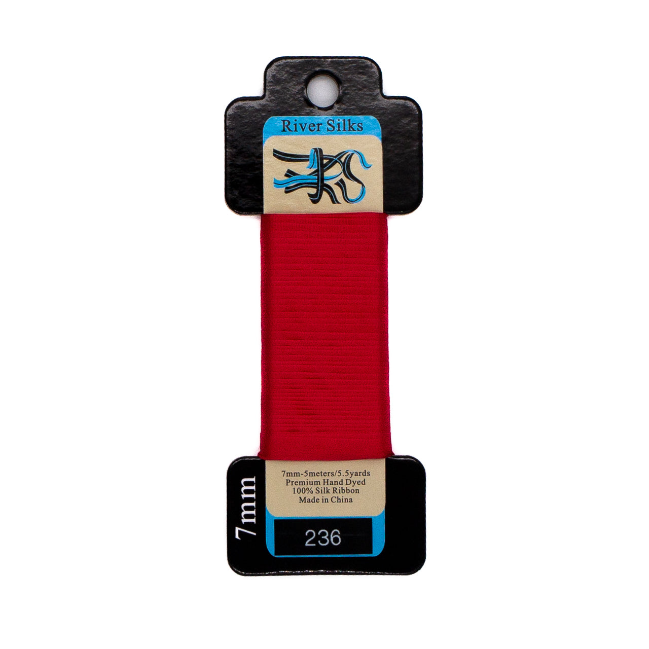 River Silks 7mm - 236 True Red