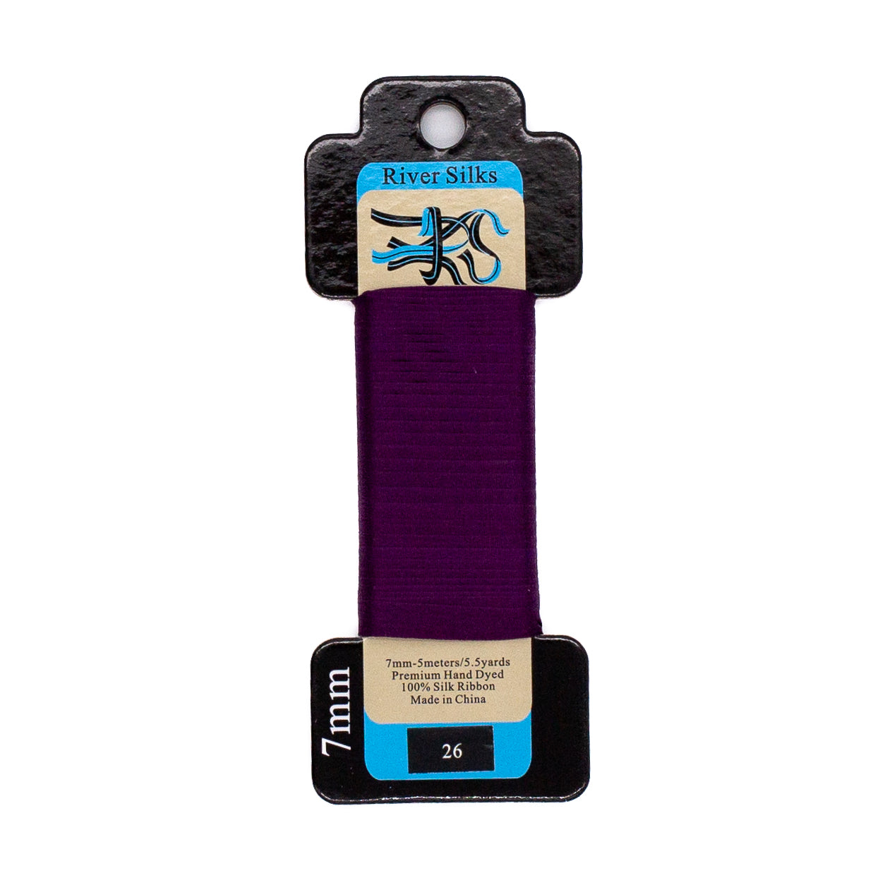 River Silks 7mm - 26 Imperial Purple