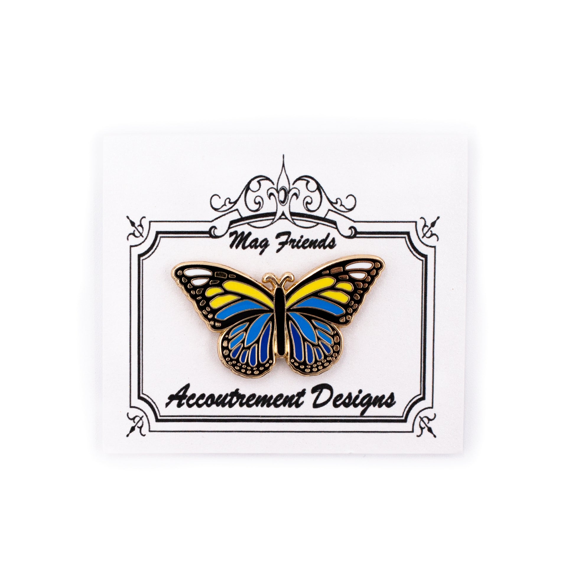 Blue Butterfly Needle Minder