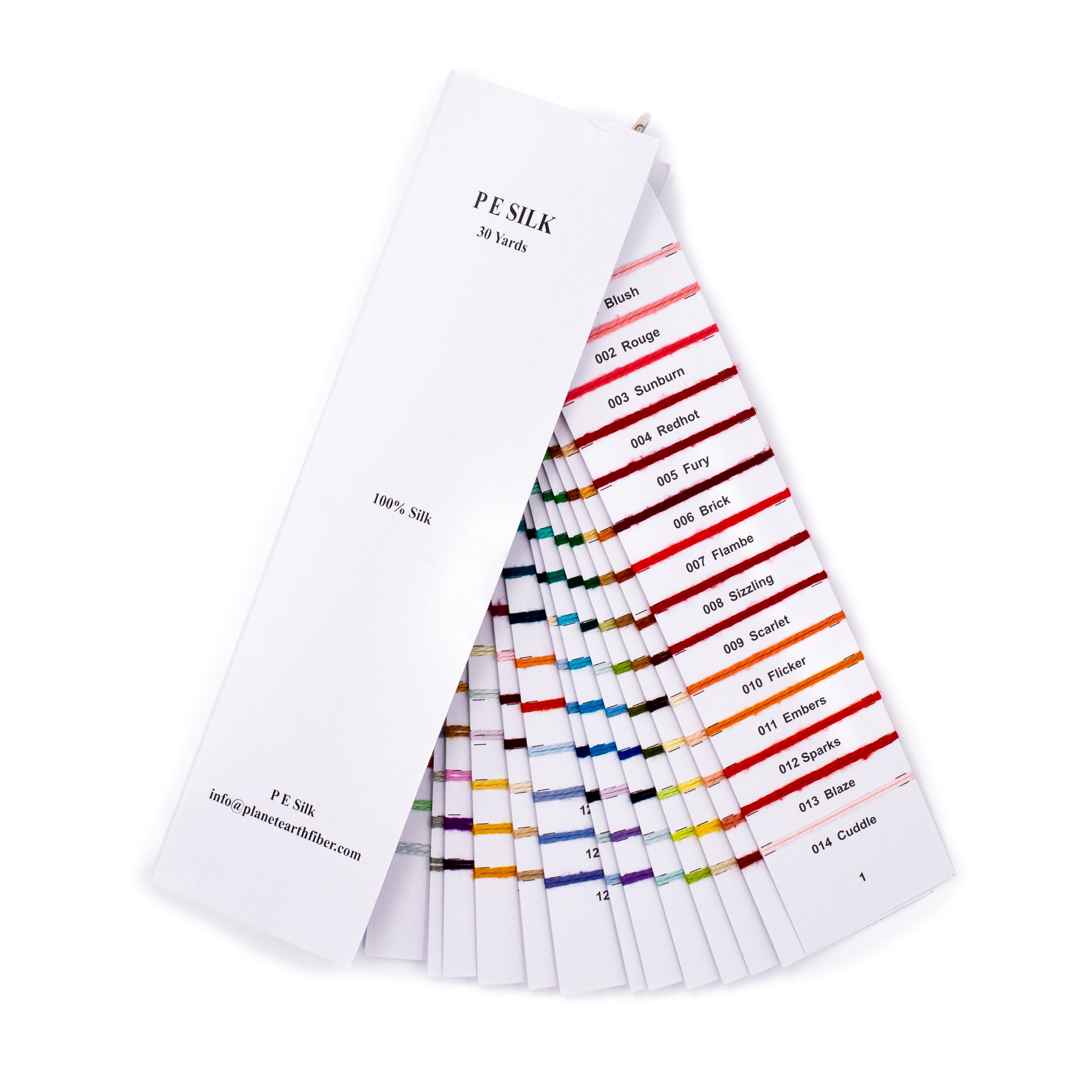 Planet Earth Silk Color Card