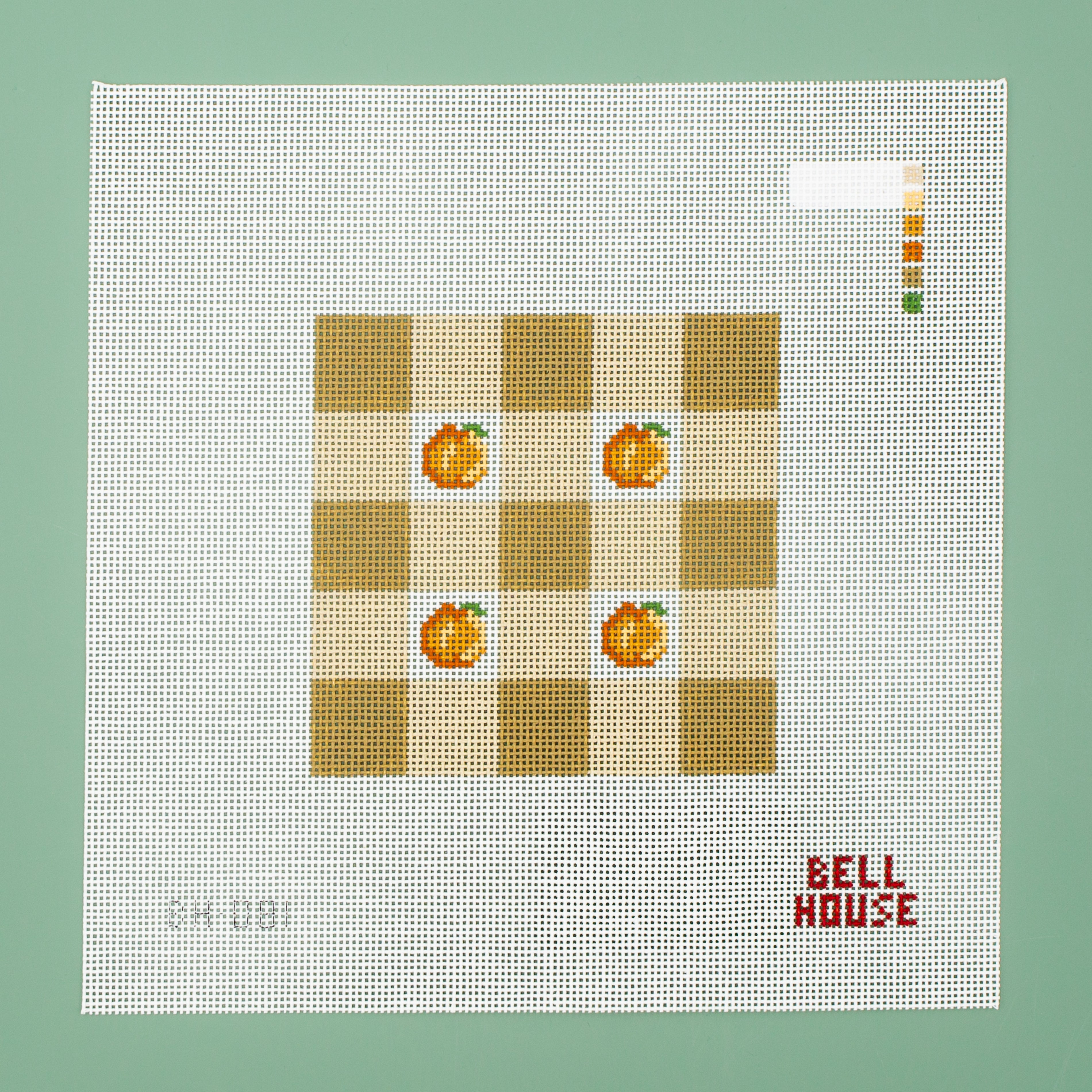 Peach Plaid 4"
