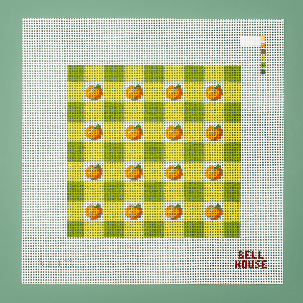 Peach Plaid 8"