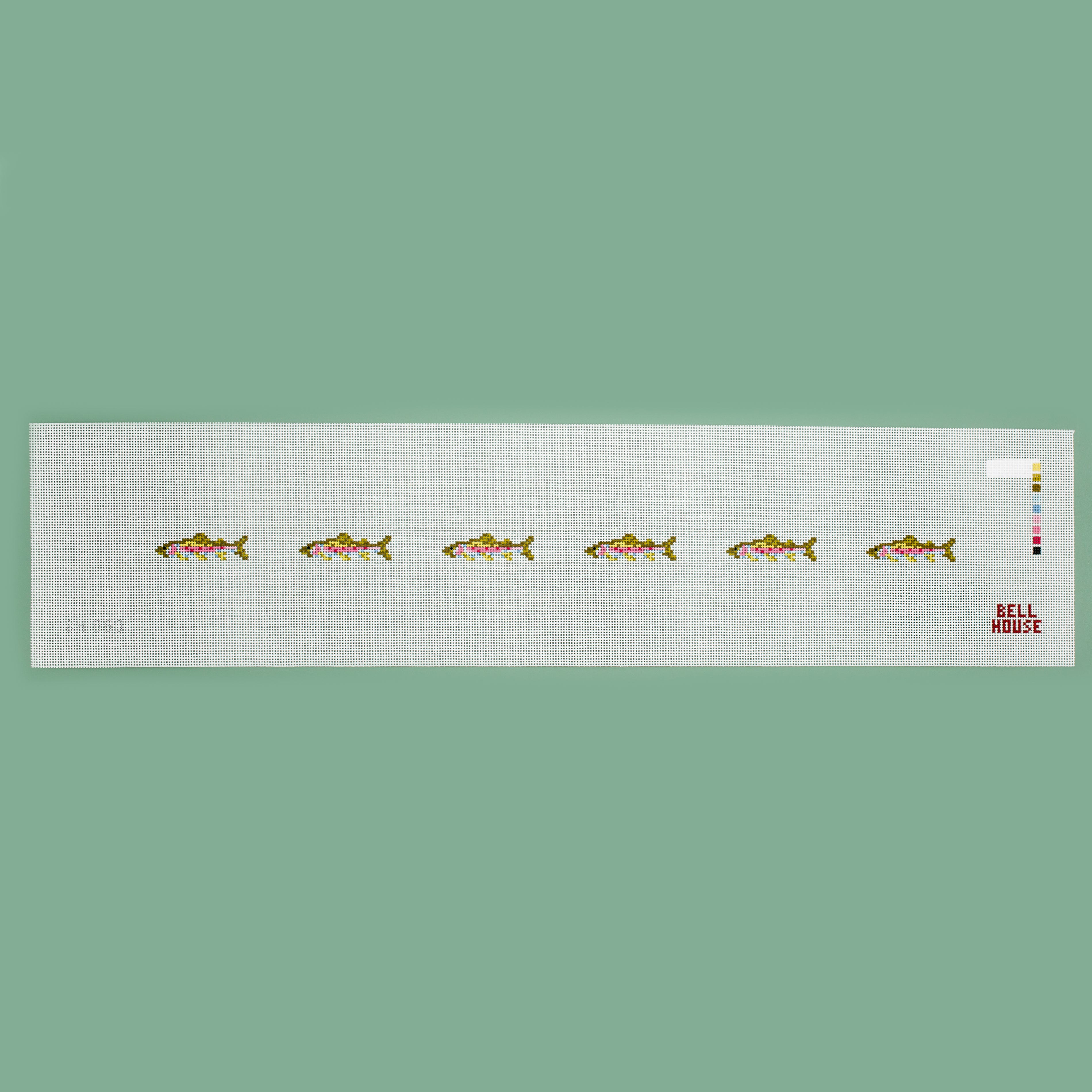 Rainbow Trout Dog Collar (Small)