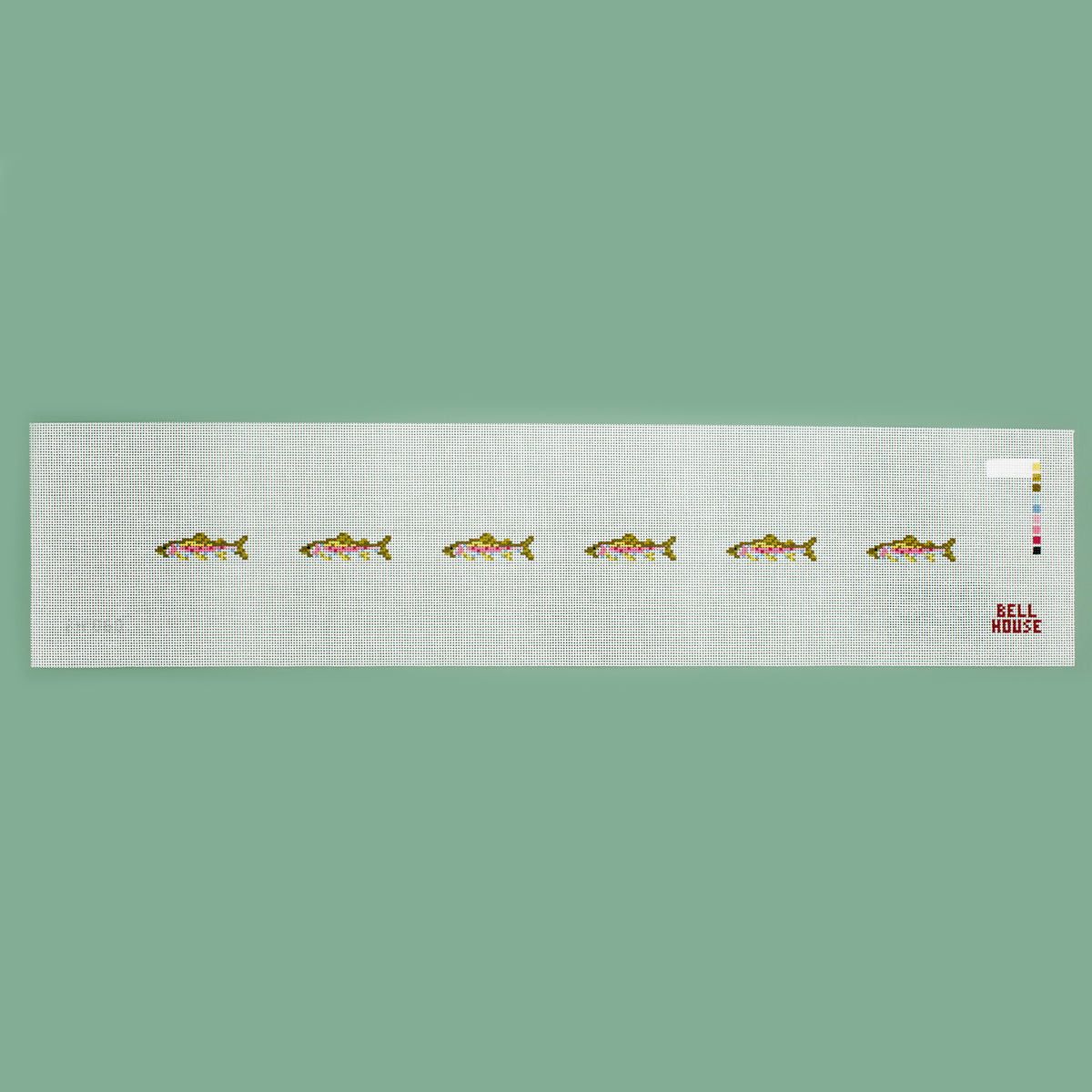 Rainbow Trout Dog Collar (Small)
