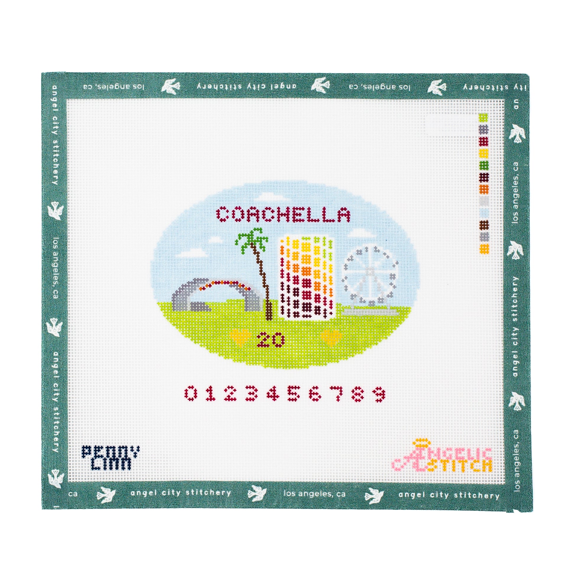 'Chella Music Festival Icons Canvas