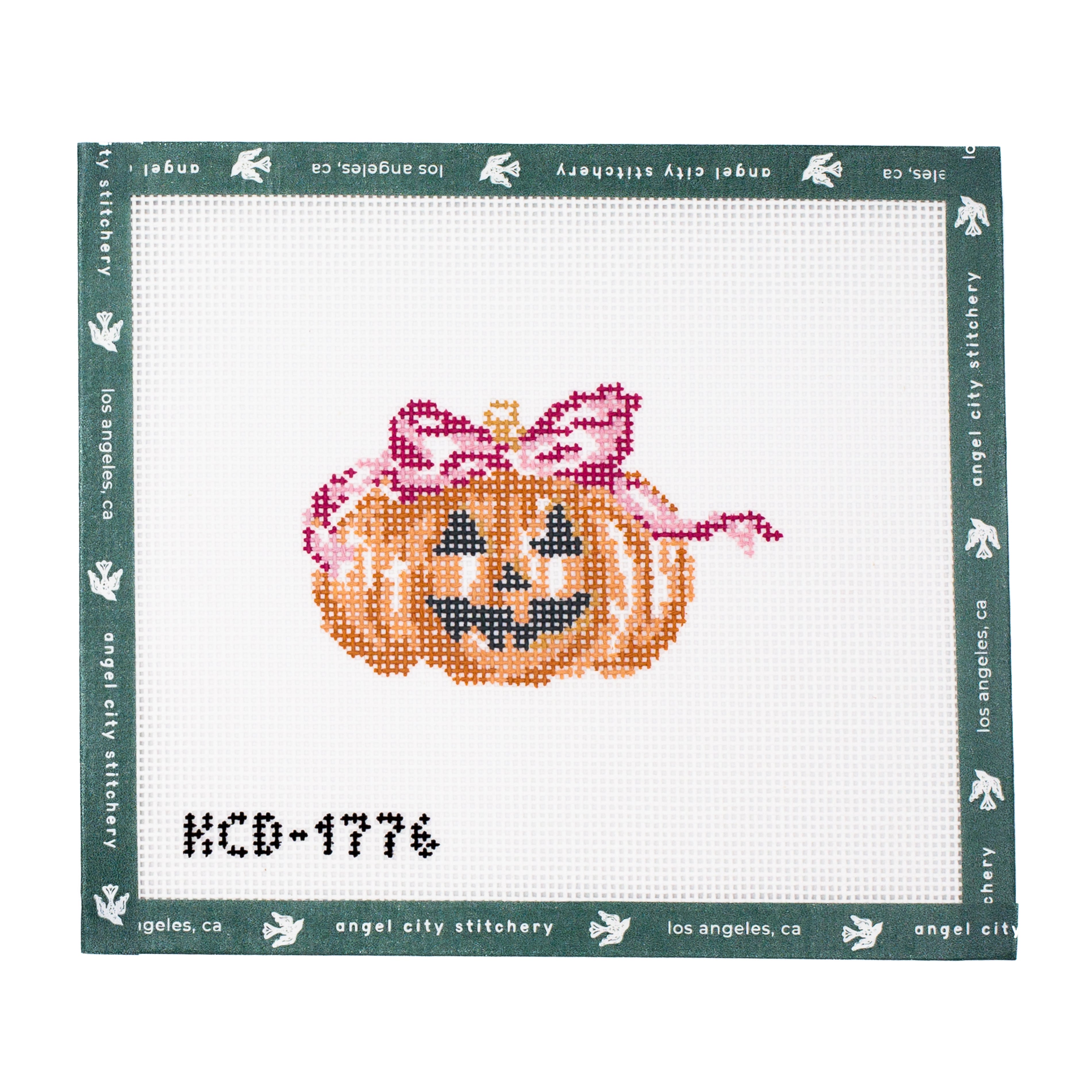 Pumpkin with Pink Bow