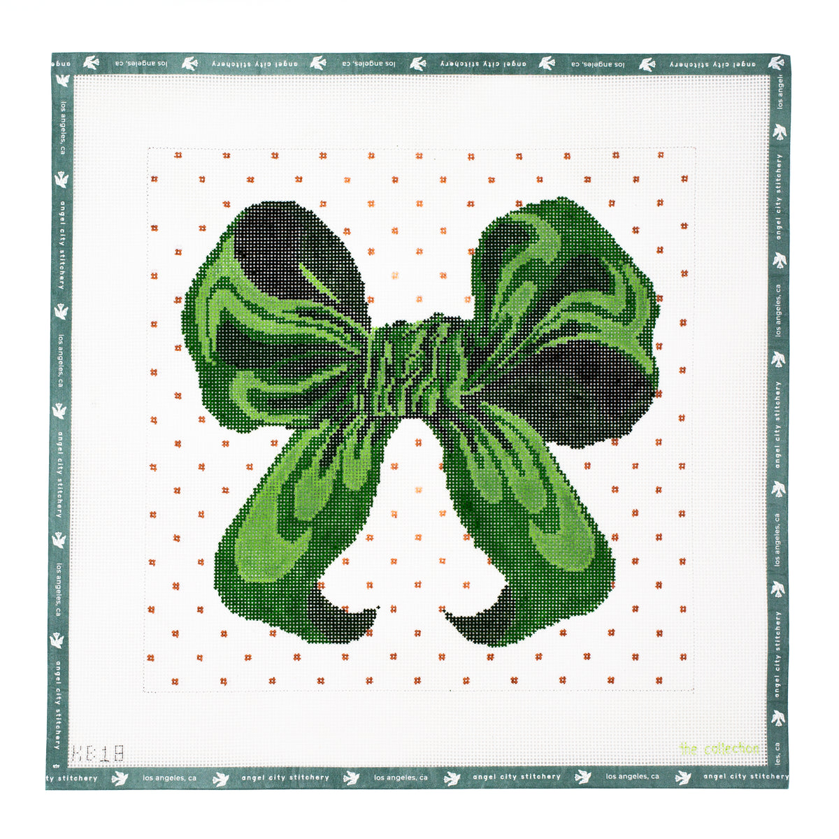 Spring Green Bow (12 x 12)