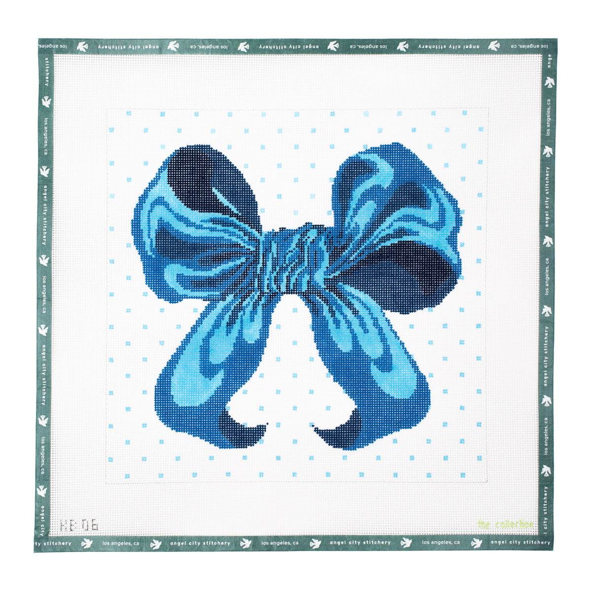 Blue Bow (12 x 12)