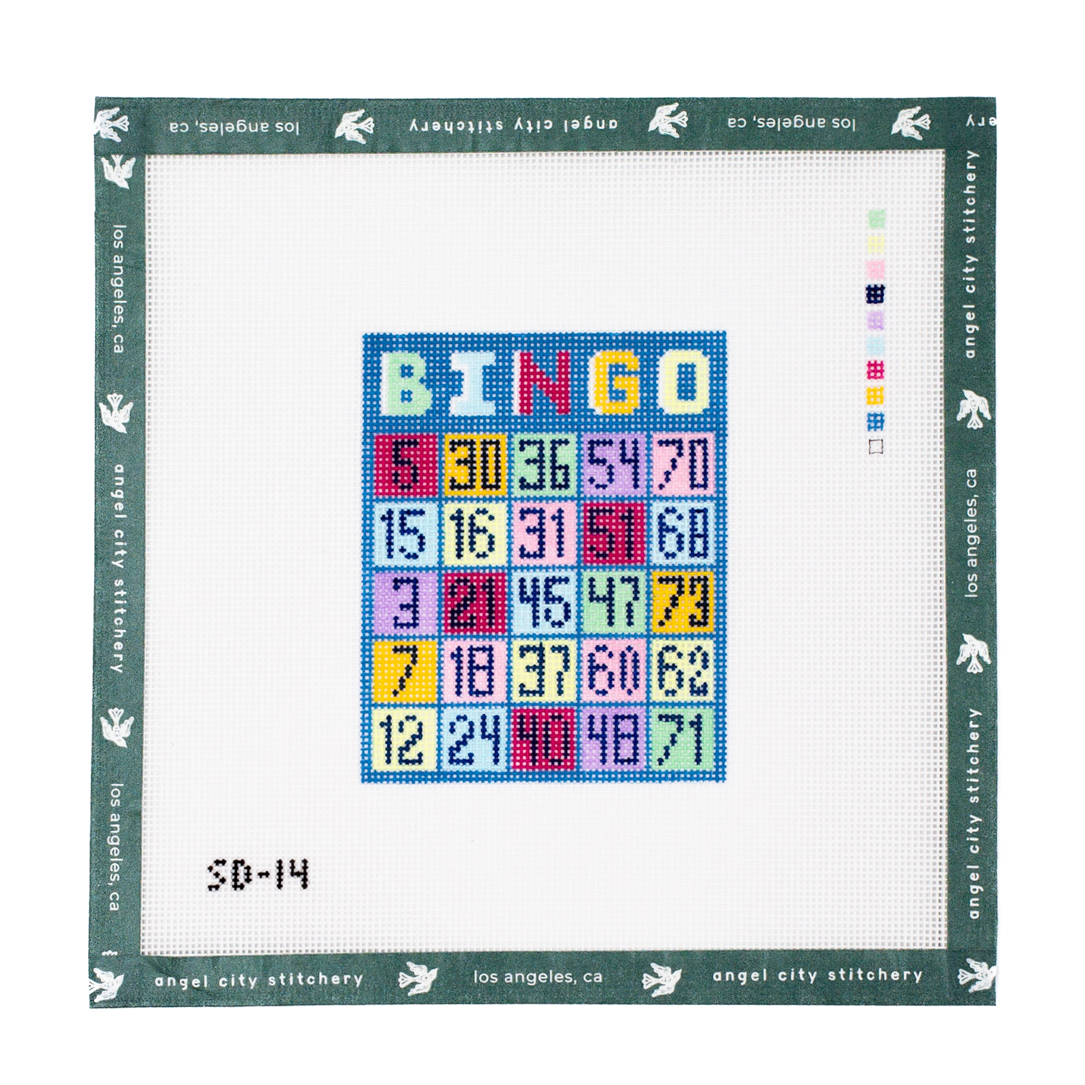 Blue Bingo Card