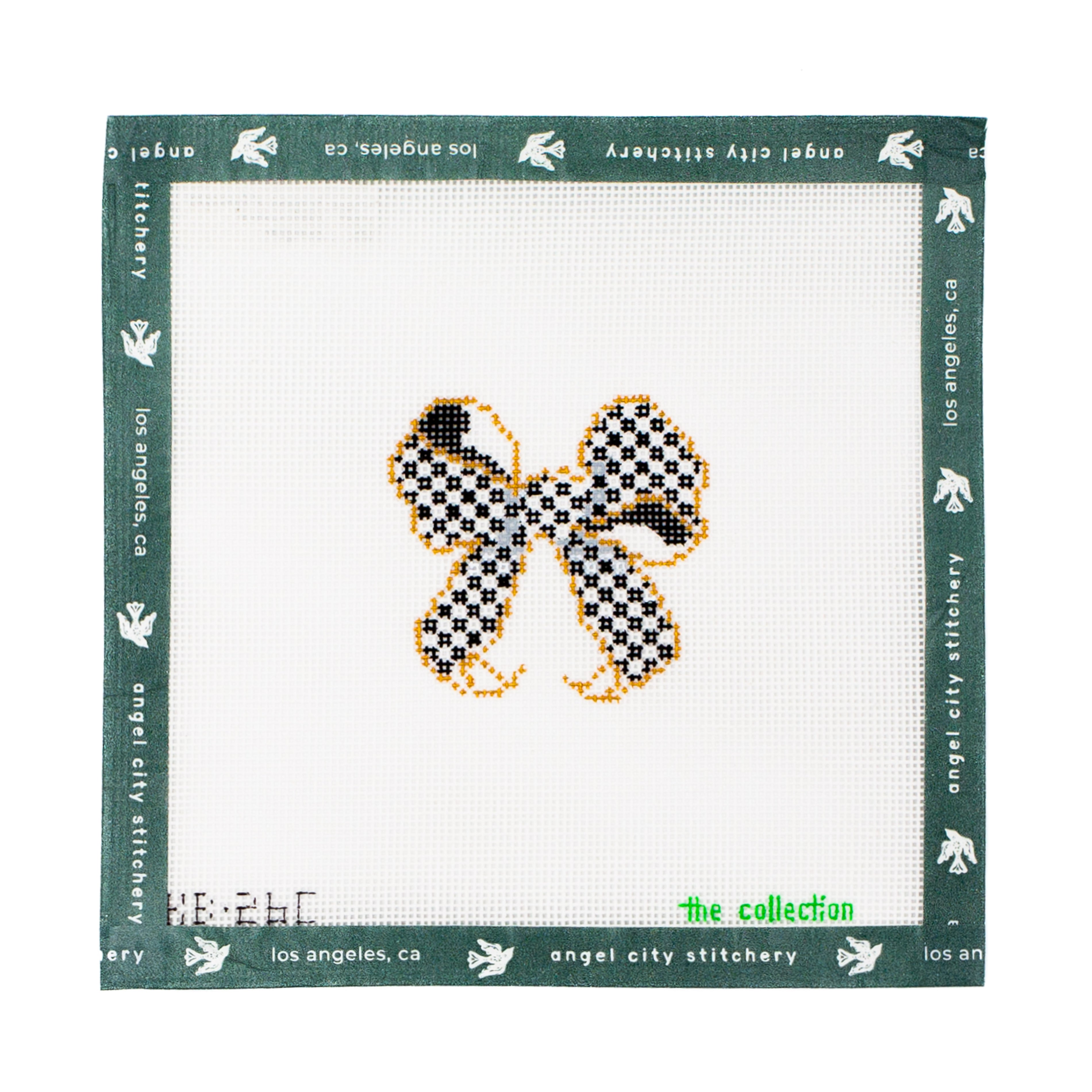 Black & White Bow 2x2